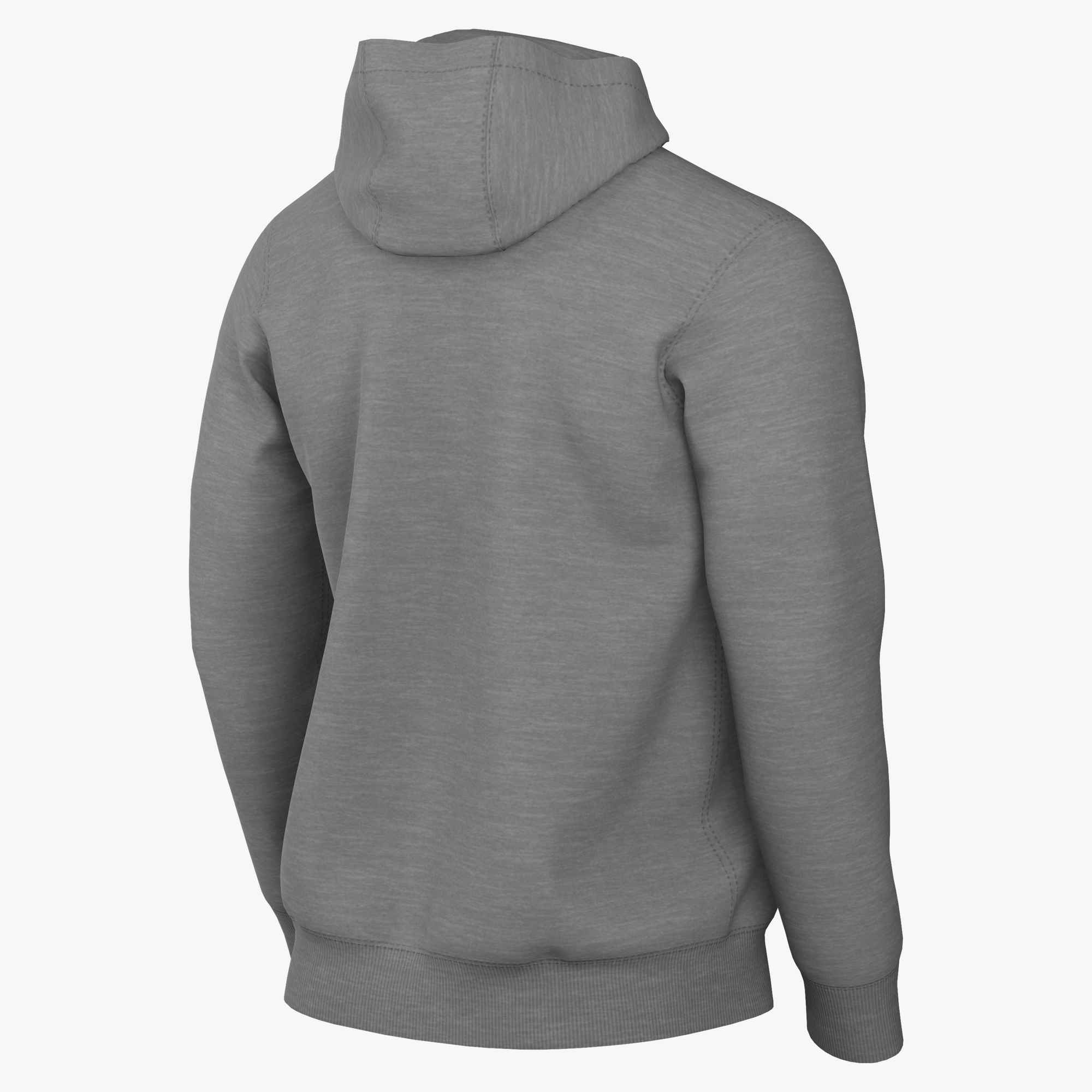 NIKE M NK CLUB BB HOODIE CTB DK GREY HEATHER/LT SMOKE GREY/ – Bild 4
