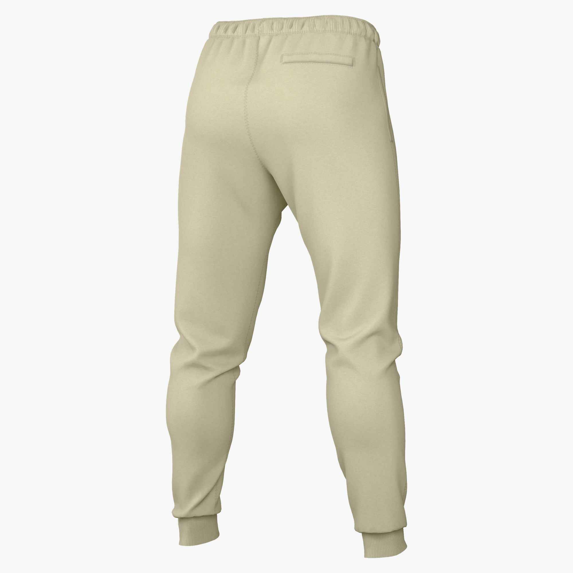 NIKE M NK CLUB BB JOGGER LT KHAKI/LT KHAKI/WHITE – Bild 4