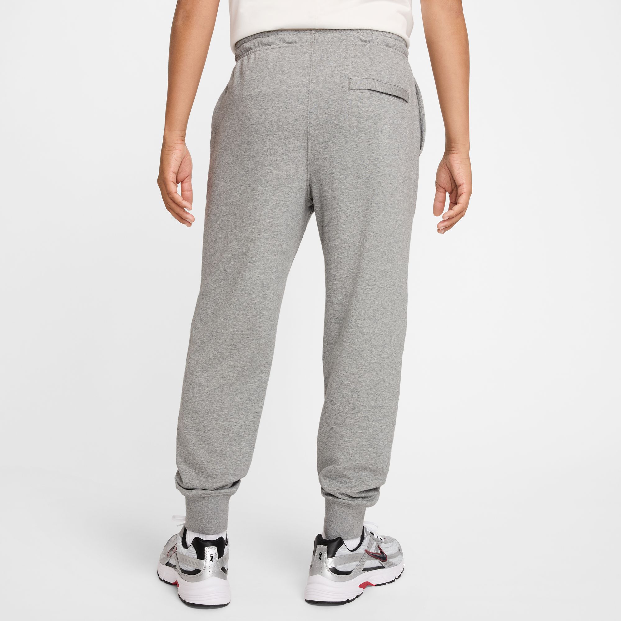 NIKE M NK CLUB FT JOGGER DK GREY HEATHER/LT SMOKE GREY/ – Bild 3