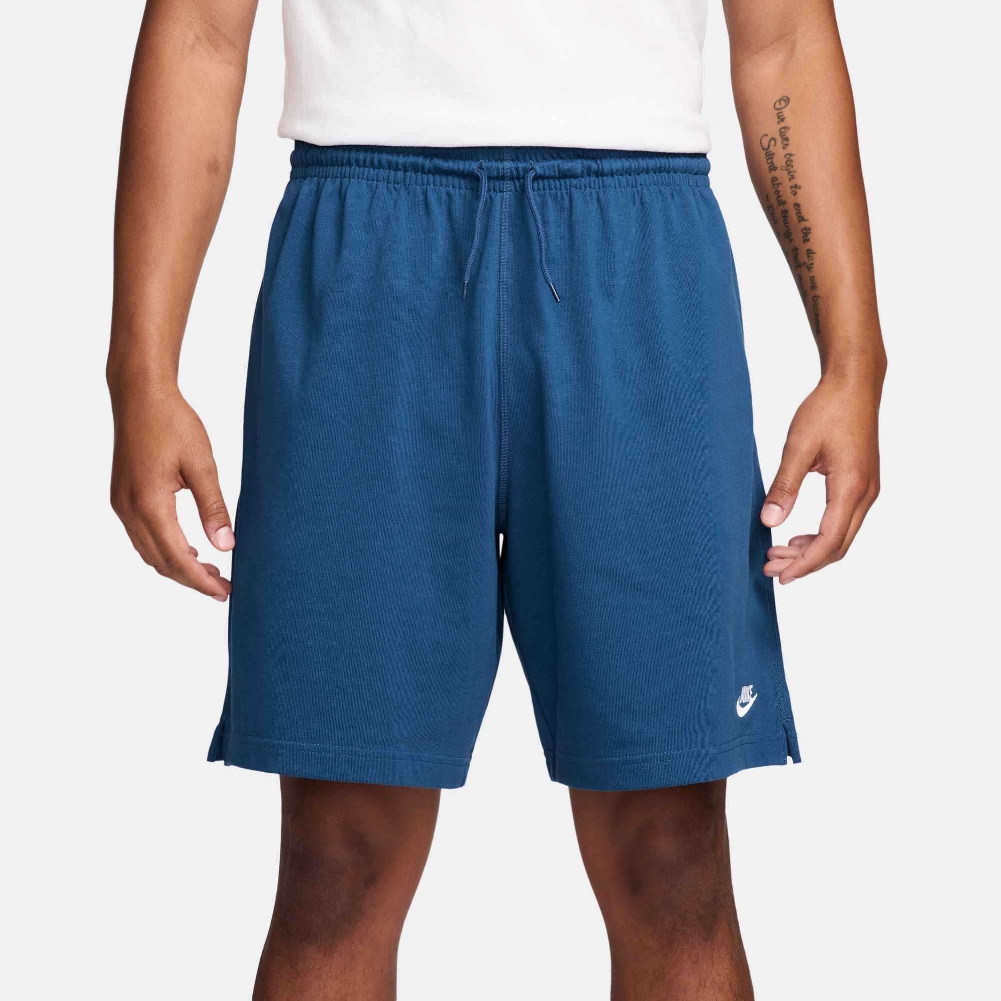 NIKE M NK CLUB KNIT SHORT COURT BLUE/WHITE