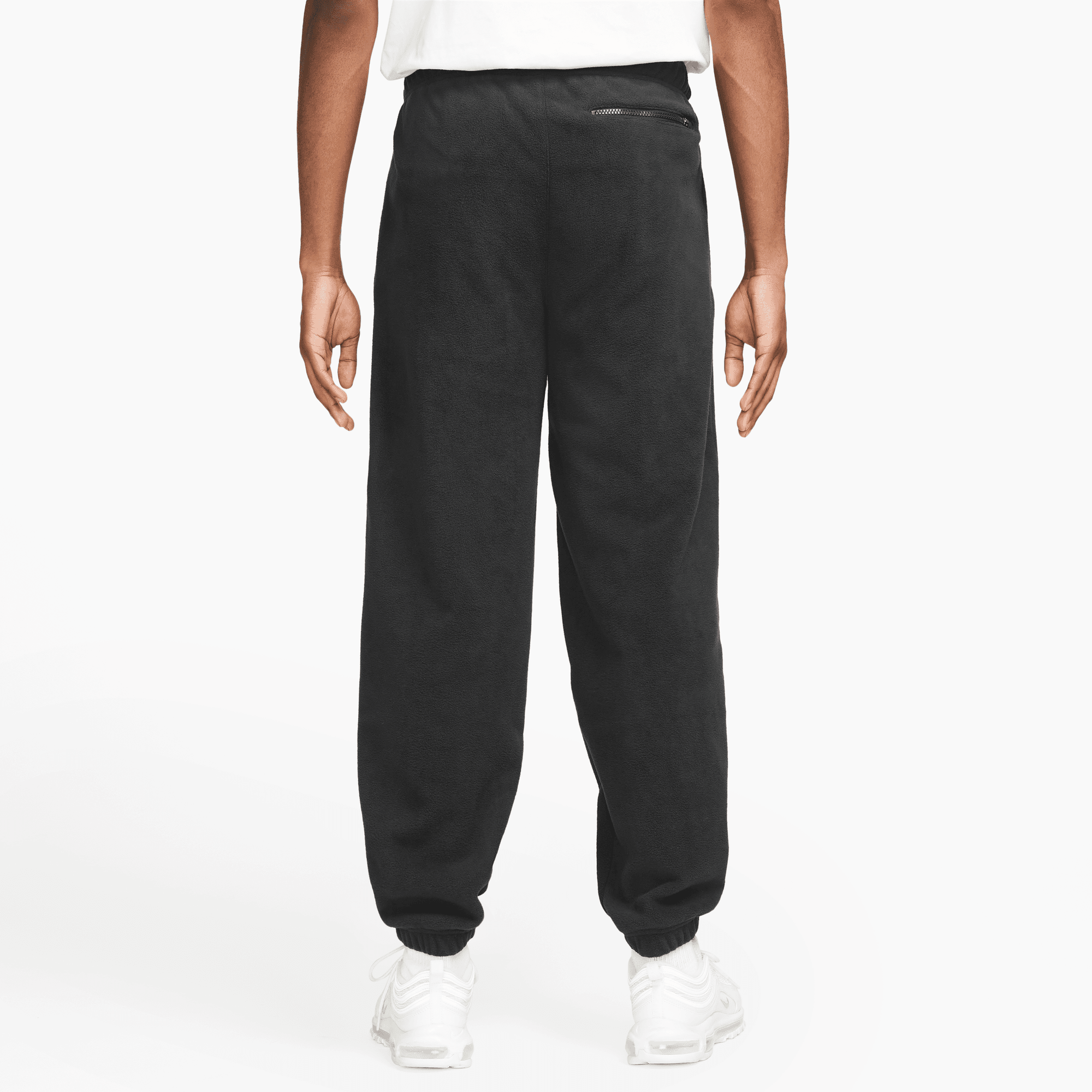 NIKE M NK CLUB+ POLAR FLC CF PANT BLACK/BLACK – Bild 2