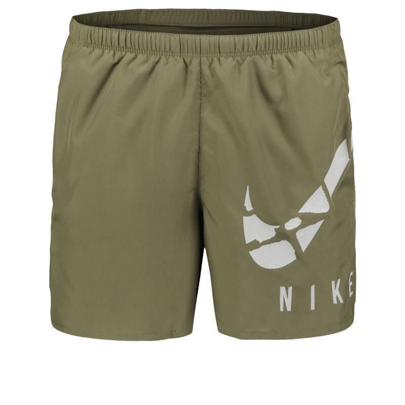 NIKE M NK DF CHLNR SHRT 5BF RUN DVN CARGO KHAKI/REFLECTIVE SIL