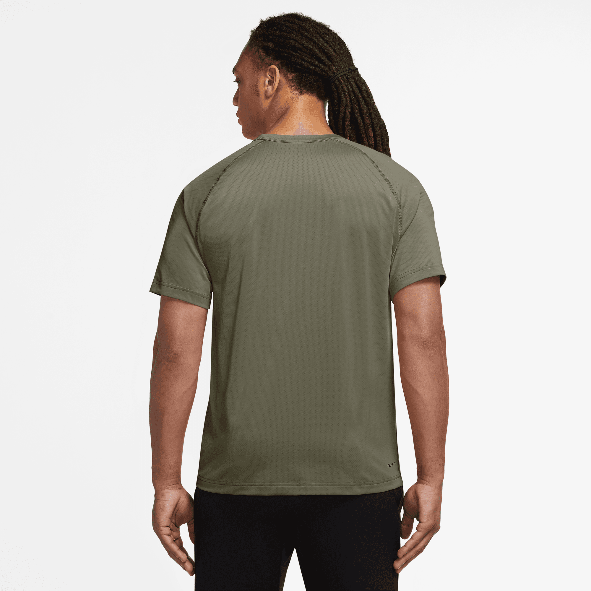 NIKE M NK DF READY SS MEDIUM OLIVE/BLACK – Bild 2