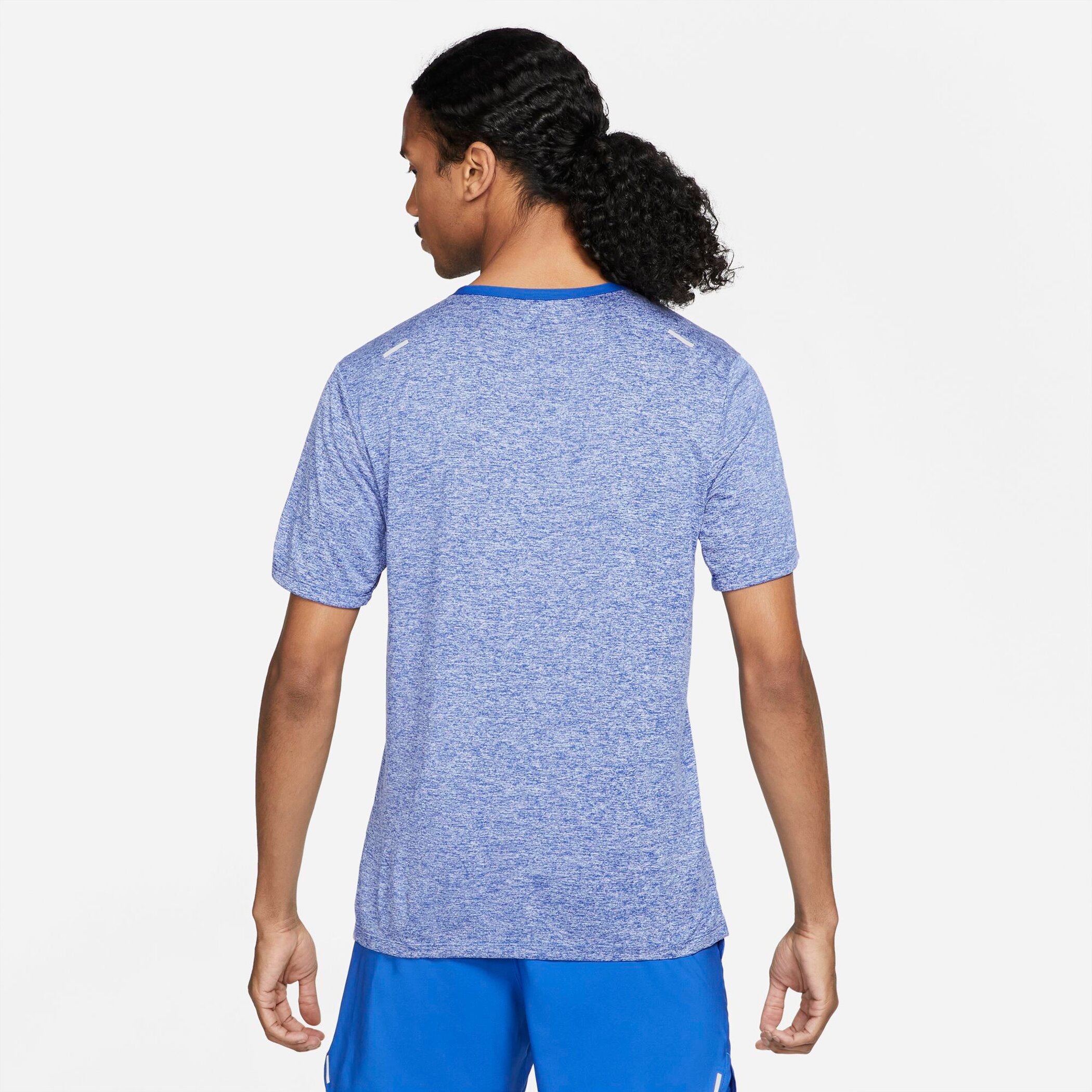 NIKE M NK DF RISE 365 SS GAME ROYAL/HTR/REFLECTIVE SILV – Bild 2