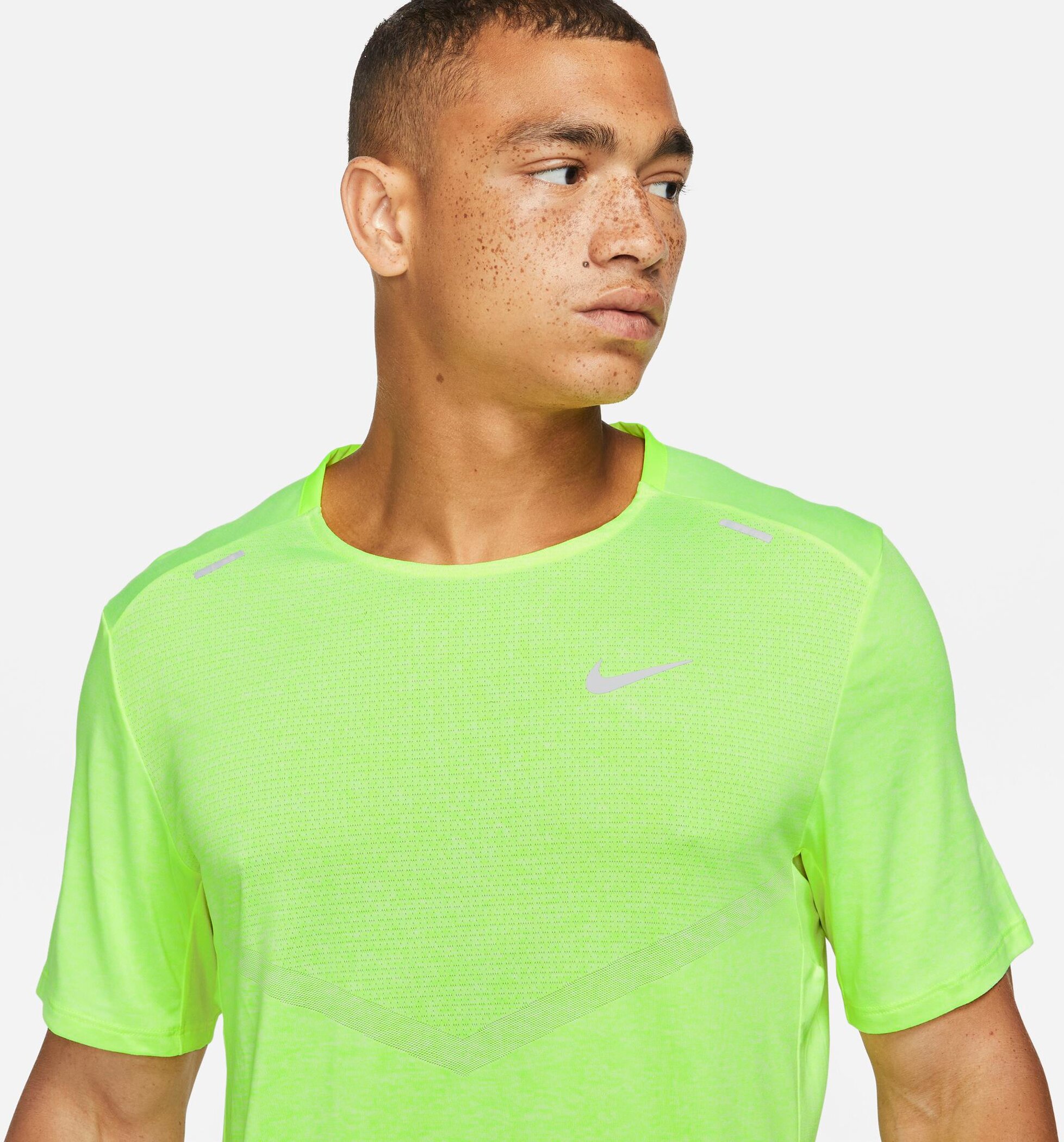 NIKE M NK DF RISE 365 SS VOLT/HTR/REFLECTIVE SILV – Bild 3