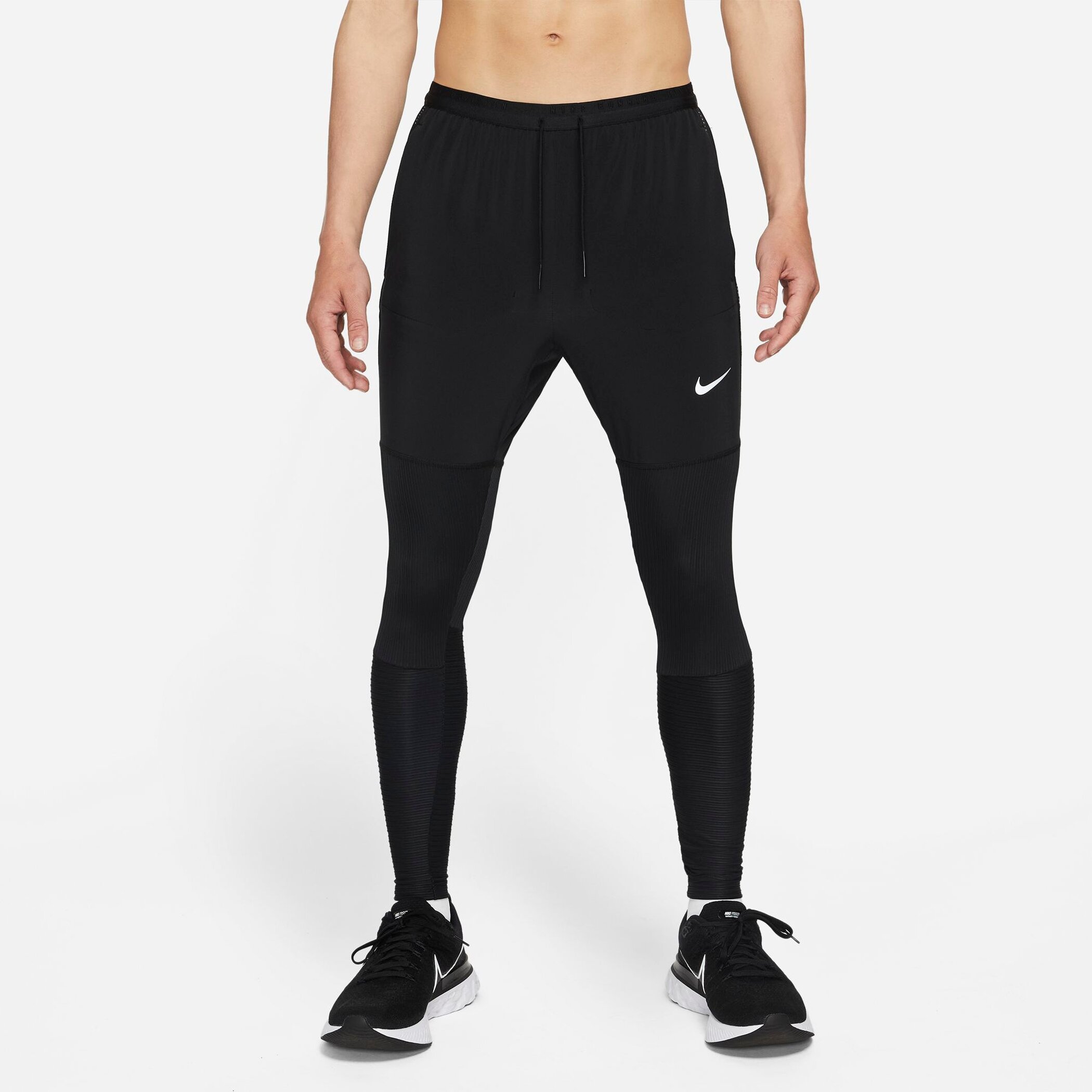 NIKE M NK DF RUN DVN PHNM ELT HYB BLACK/BLACK/REFLECTIVE SIL