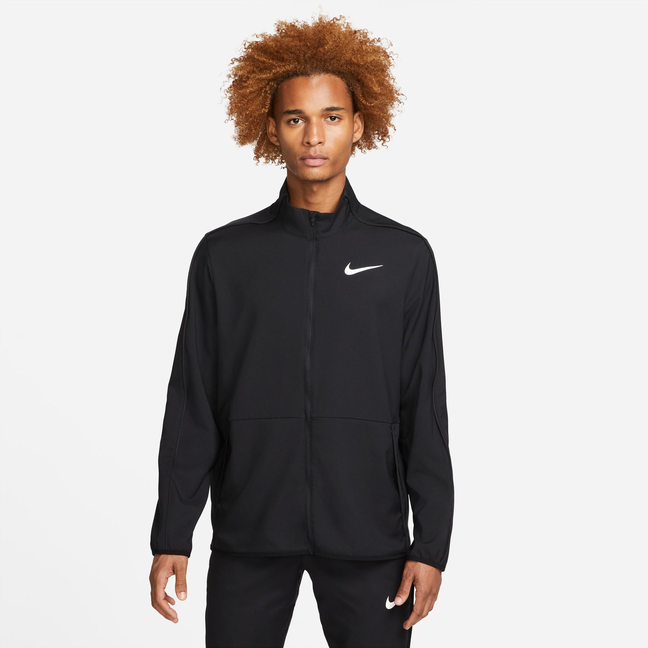 NIKE M NK DF TEAM WVN JKT BLACK/BLACK/WHITE