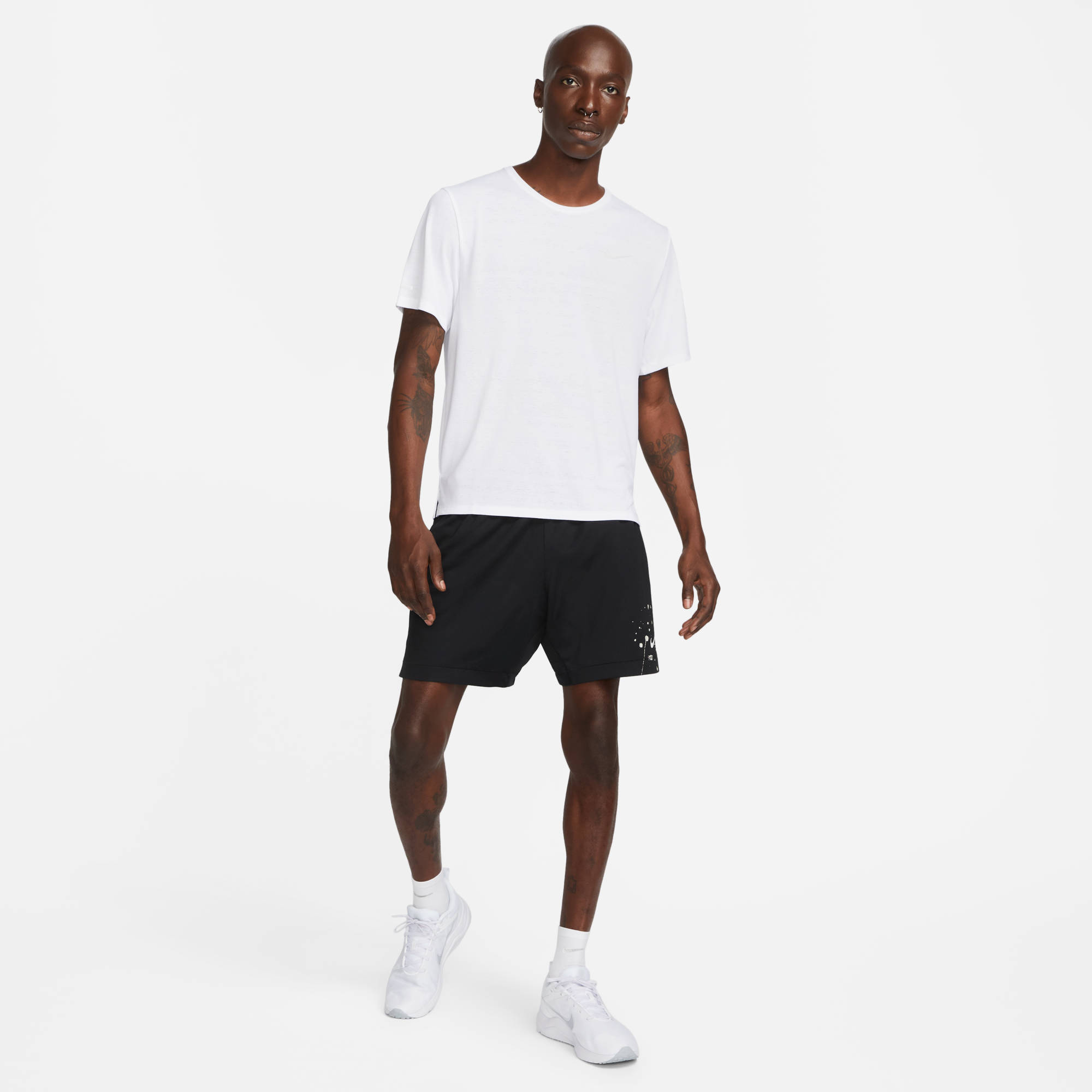 NIKE M NK DF TOTALITY KNIT 7UL DYE BLACK/SUMMIT WHITE – Bild 6
