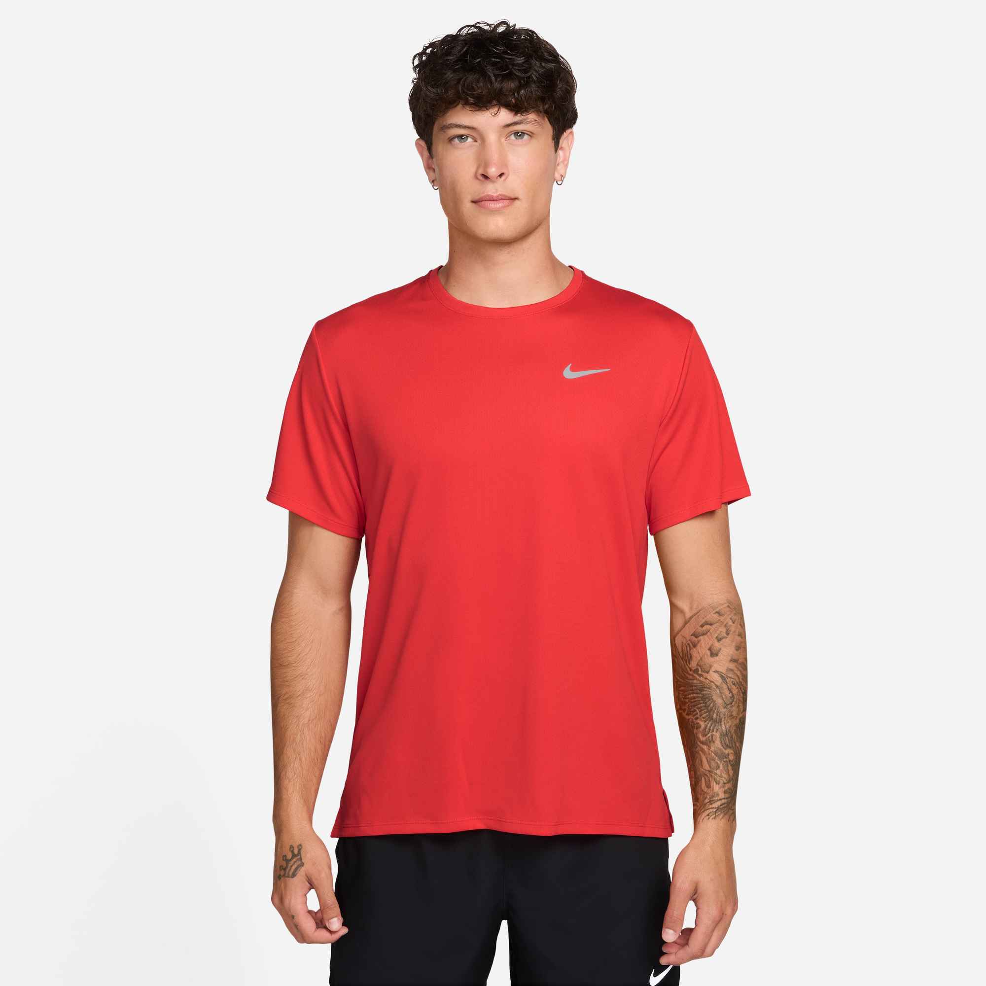 NIKE M NK DF UV MILER SS LT CRIMSON/REFLECTIVE SILV