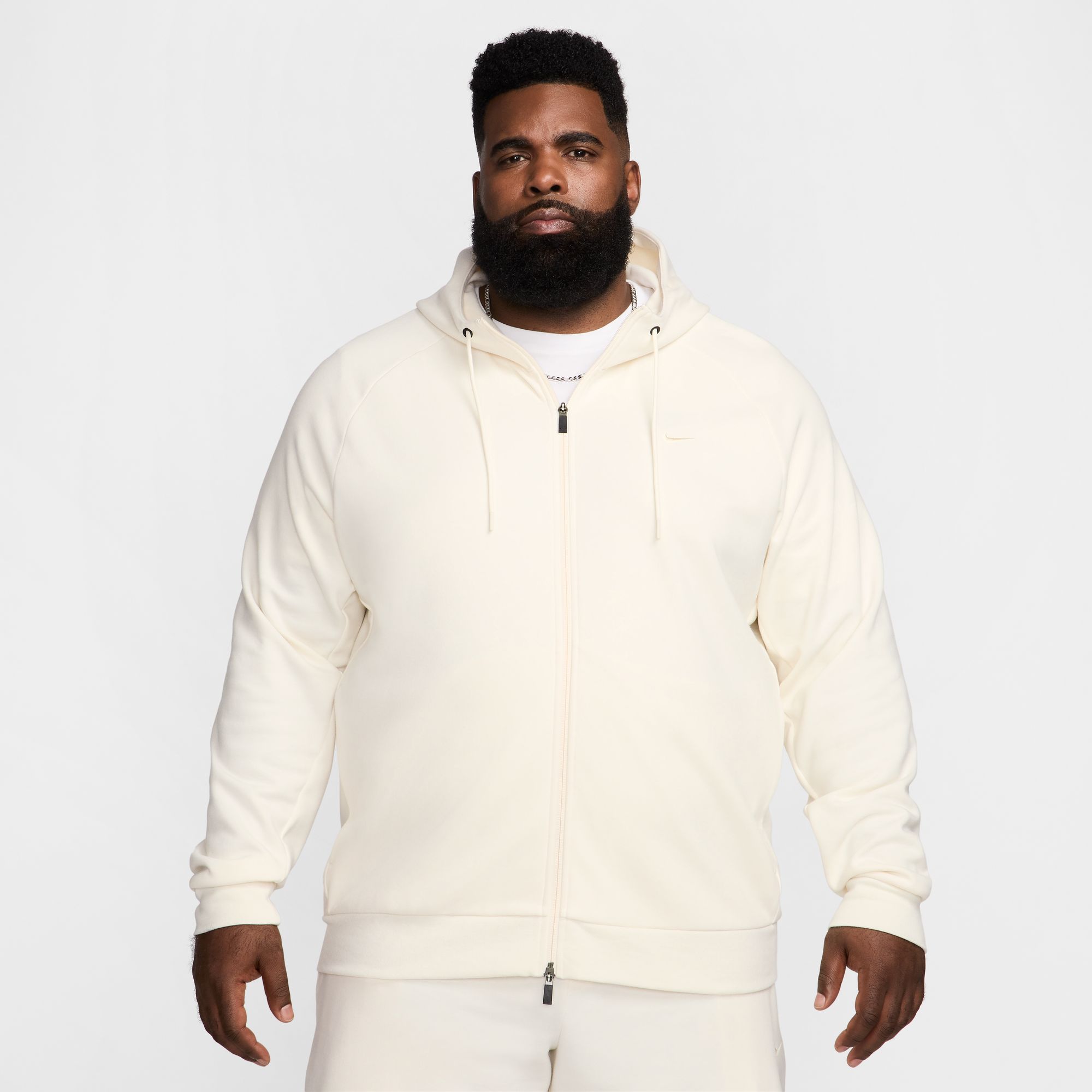 NIKE M NK DF UV PRIMARY FZ HOODIE PALE IVORY/PALE IVORY – Bild 10