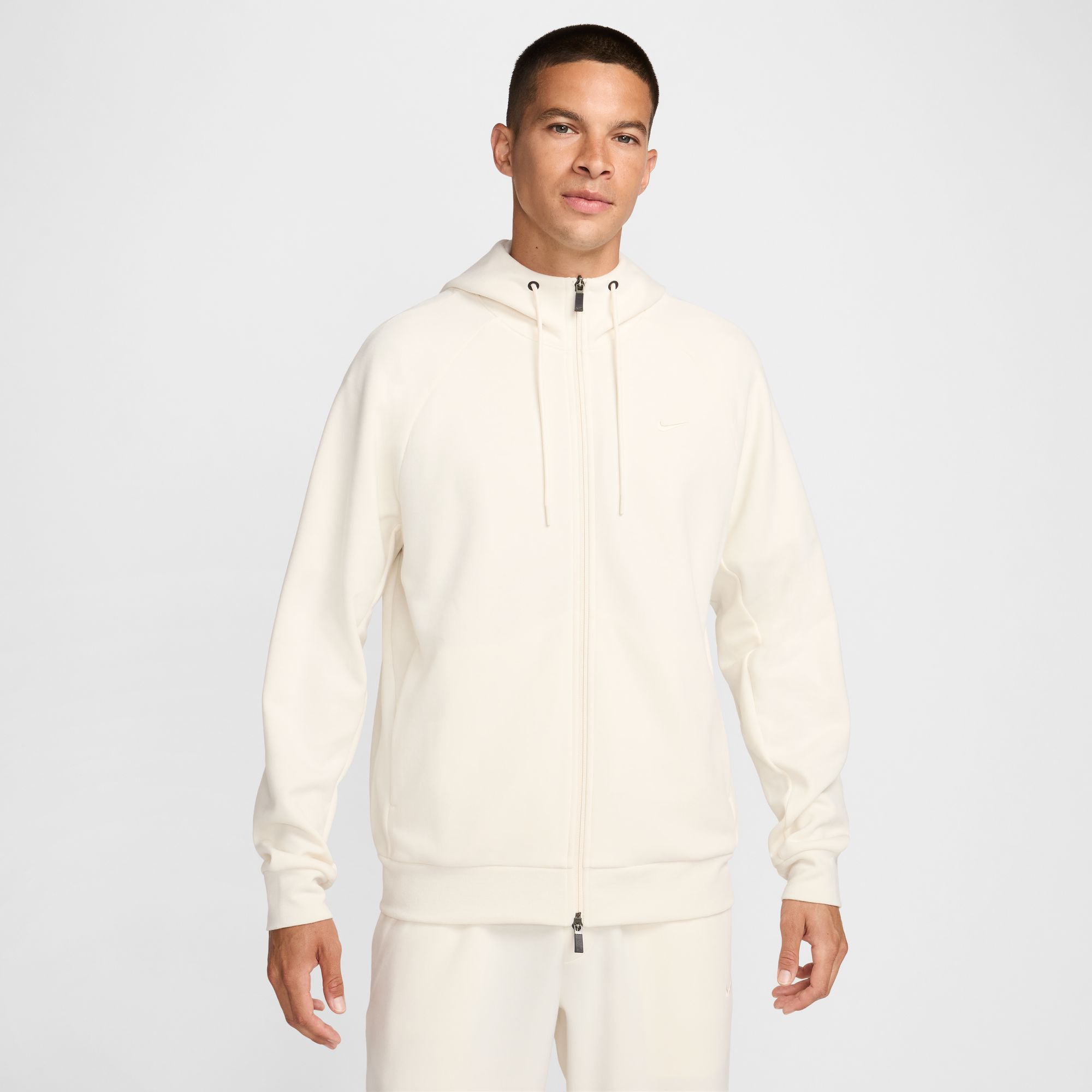 NIKE M NK DF UV PRIMARY FZ HOODIE PALE IVORY/PALE IVORY