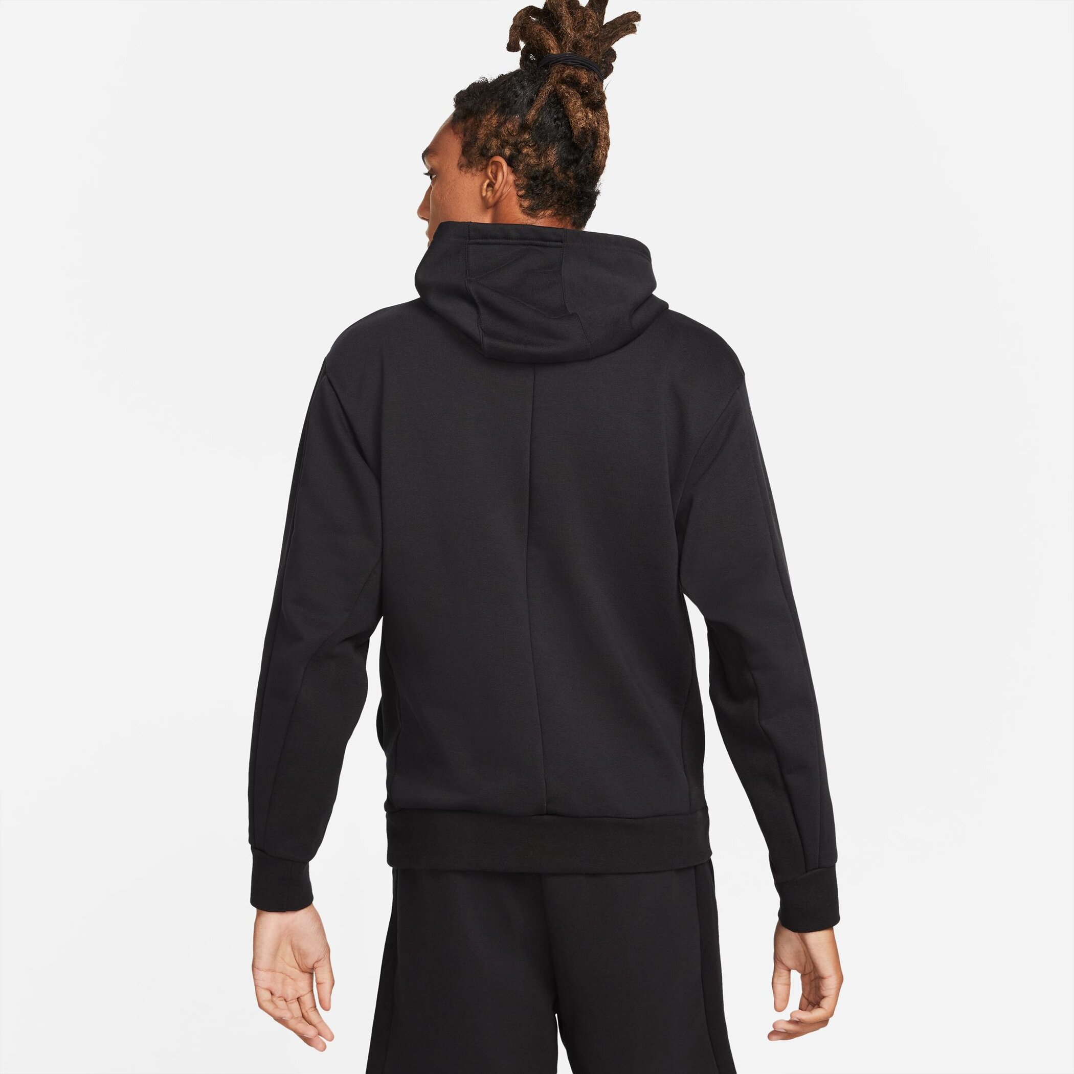 NIKE M NKCT DF FLC HERITAGE HOODIE BLACK – Bild 2