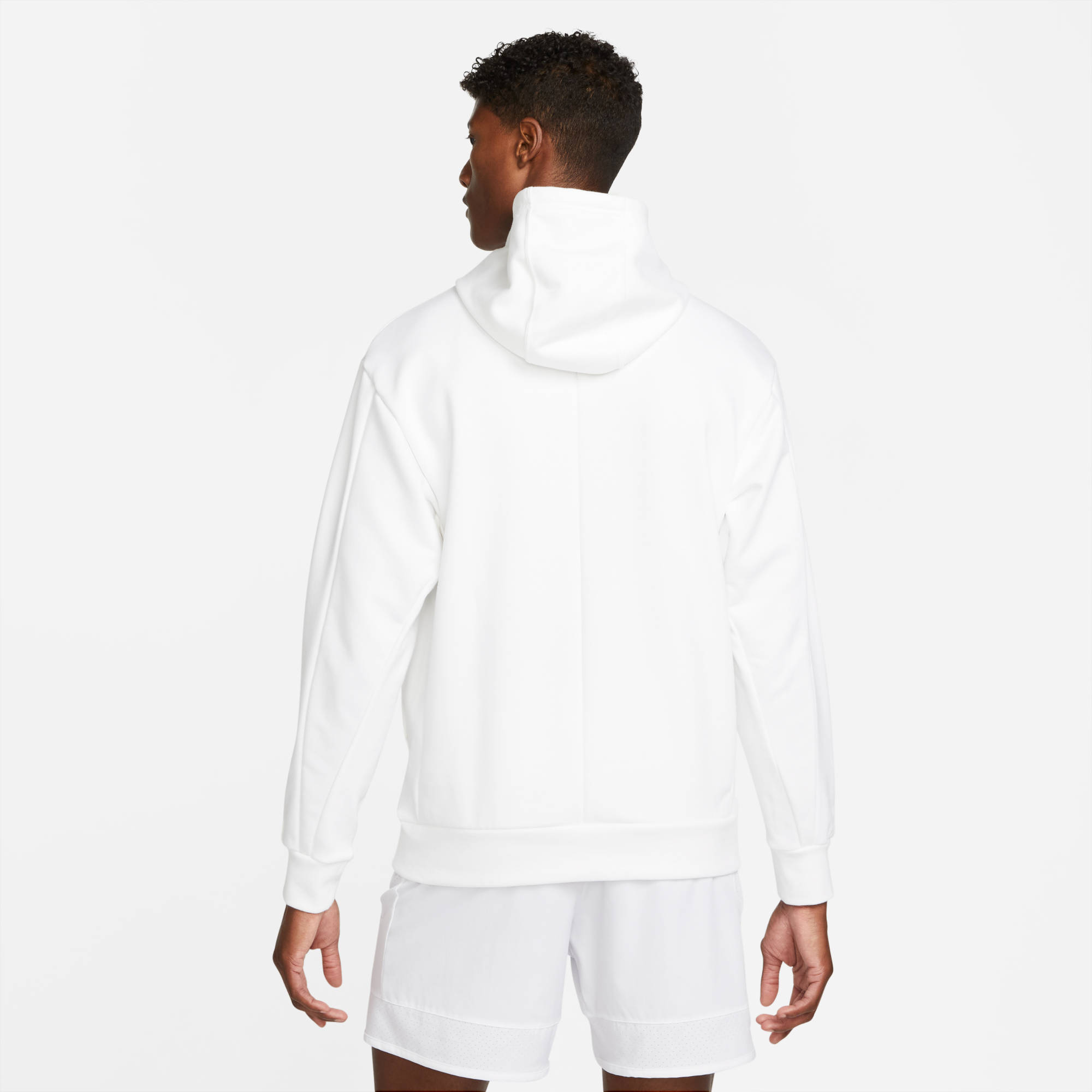 NIKE M NKCT DF FLC HERITAGE HOODIE WHITE – Bild 2