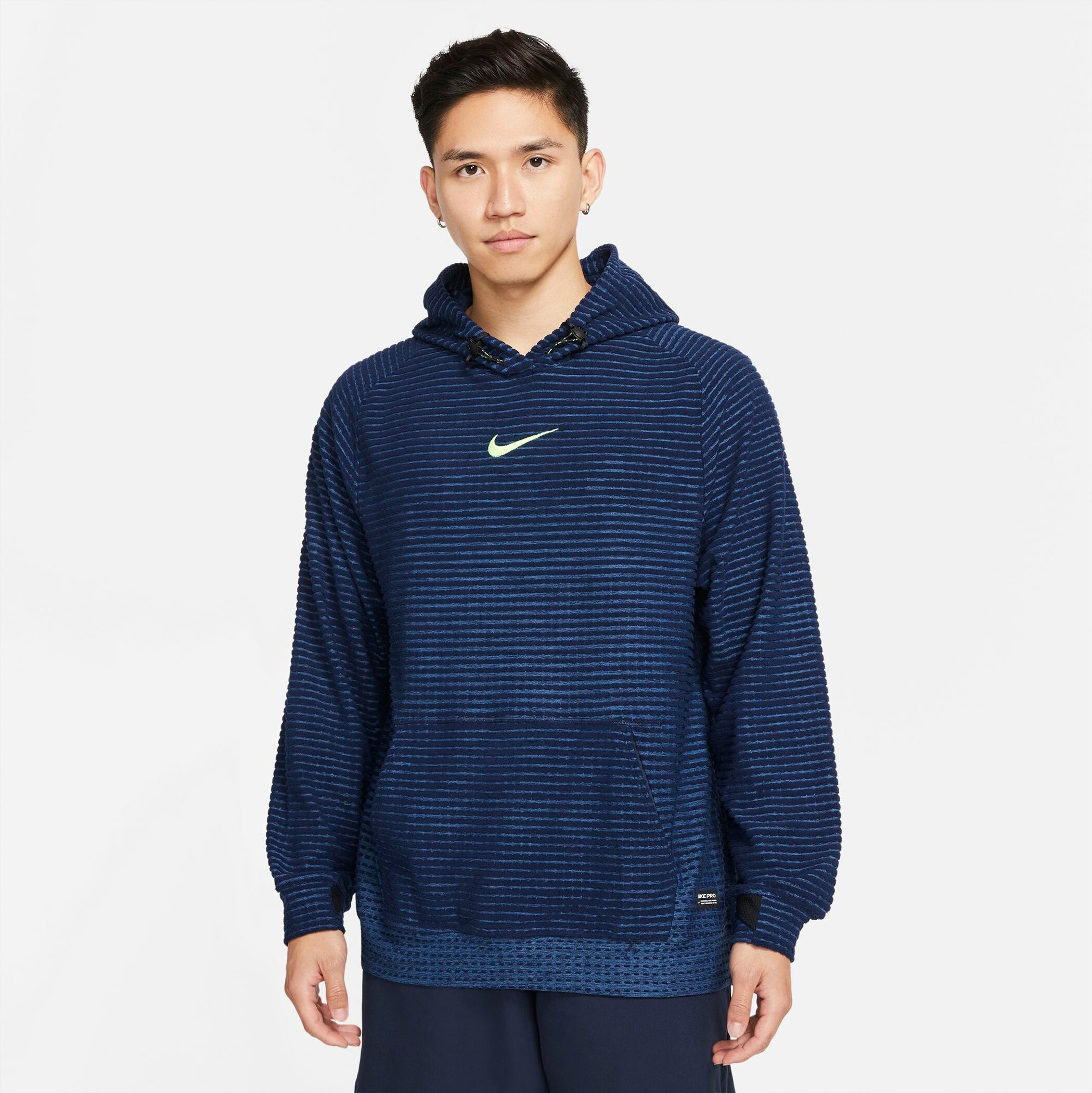 NIKE M NP DF NPC ADV FLC PO OBSIDIAN/COURT BLUE/VOLT