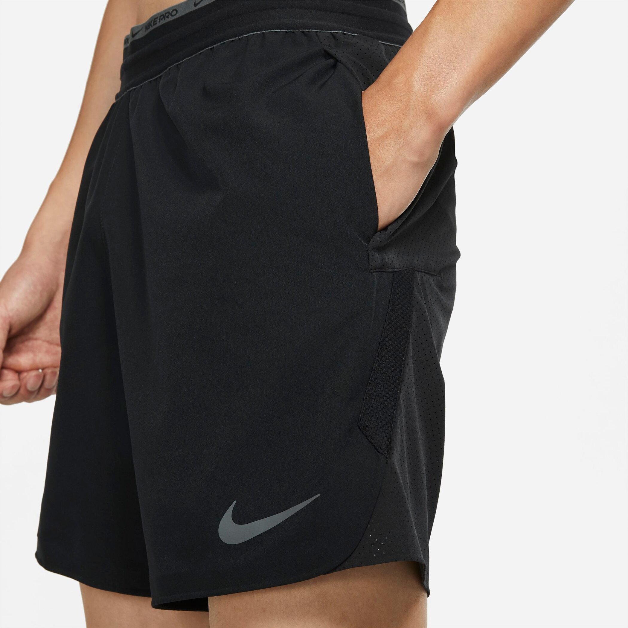 NIKE M NP DF NPC FLX REP SHORT 3.0 BLACK/IRON GREY – Bild 5