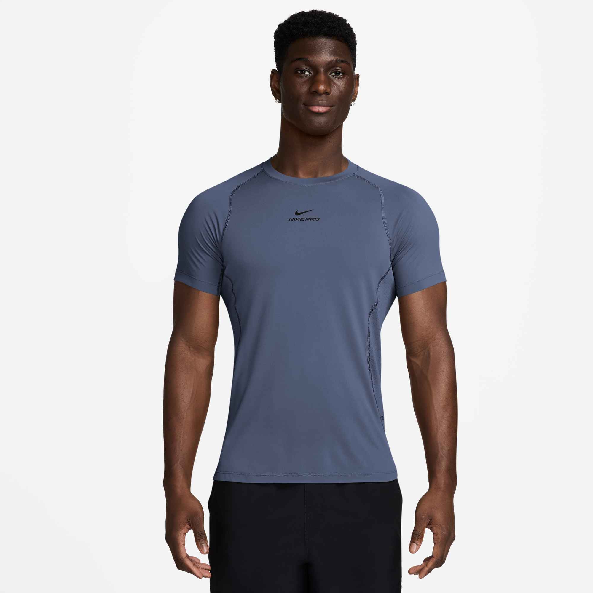 NIKE M NP DF NPT SS TOP DIFFUSED BLUE/BLACK
