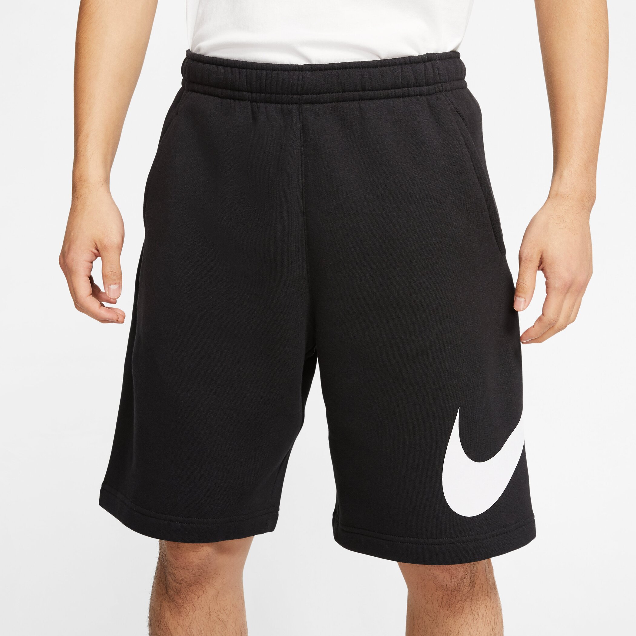NIKE M NSW CLUB SHORT BB GX BLACK/WHITE/WHITE – Bild 3