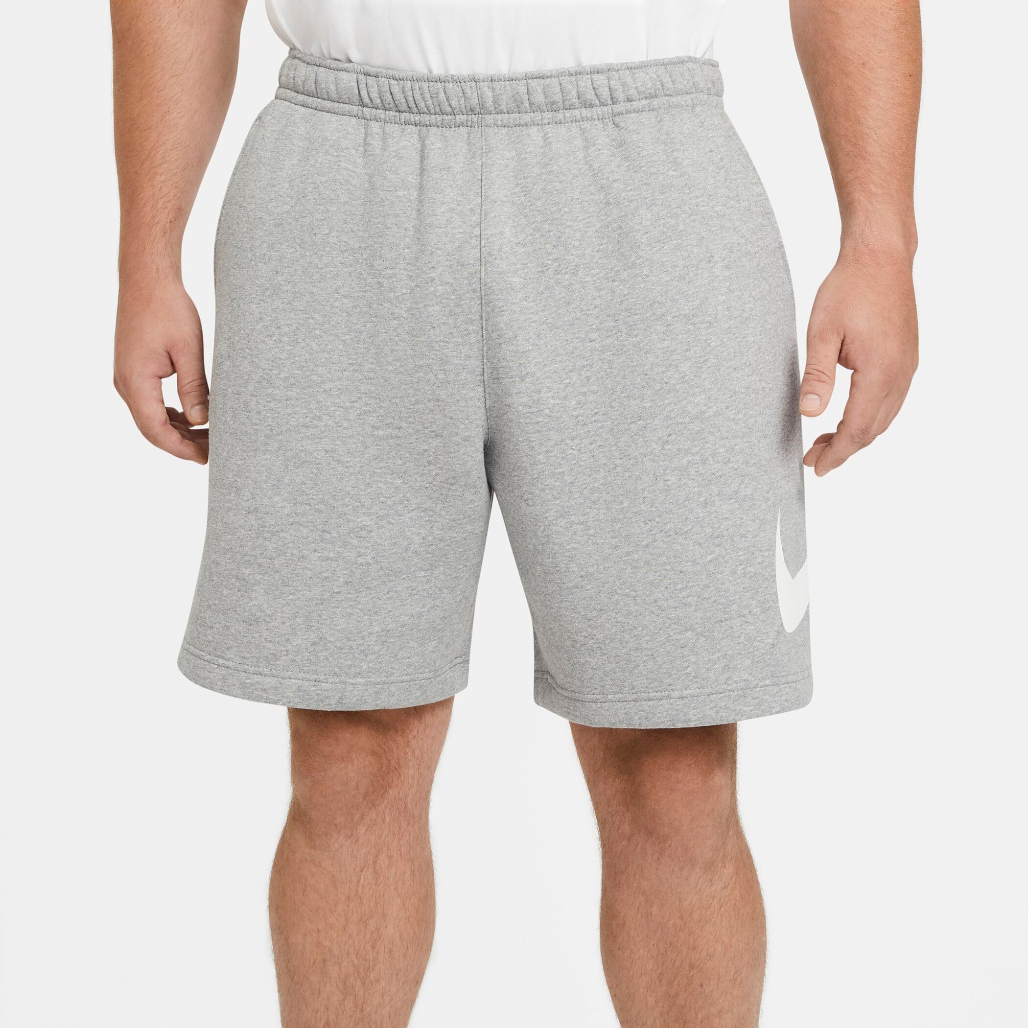 NIKE M NSW CLUB SHORT BB GX DK GREY HEATHER/WHITE/WHIT – Bild 9