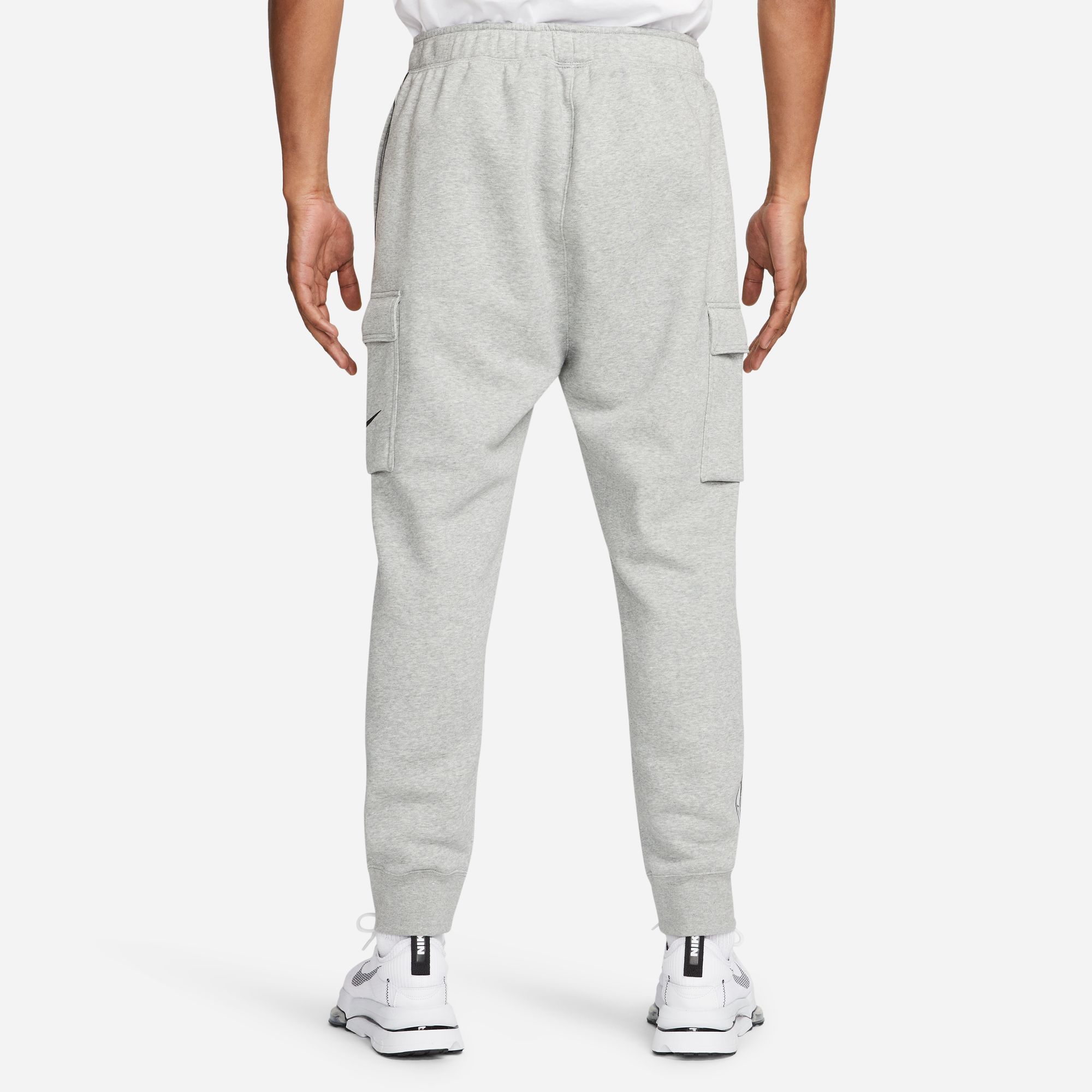 NIKE M NSW REPEAT SW FLC CARGO PANT DK GREY HEATHER/BLACK – Bild 2