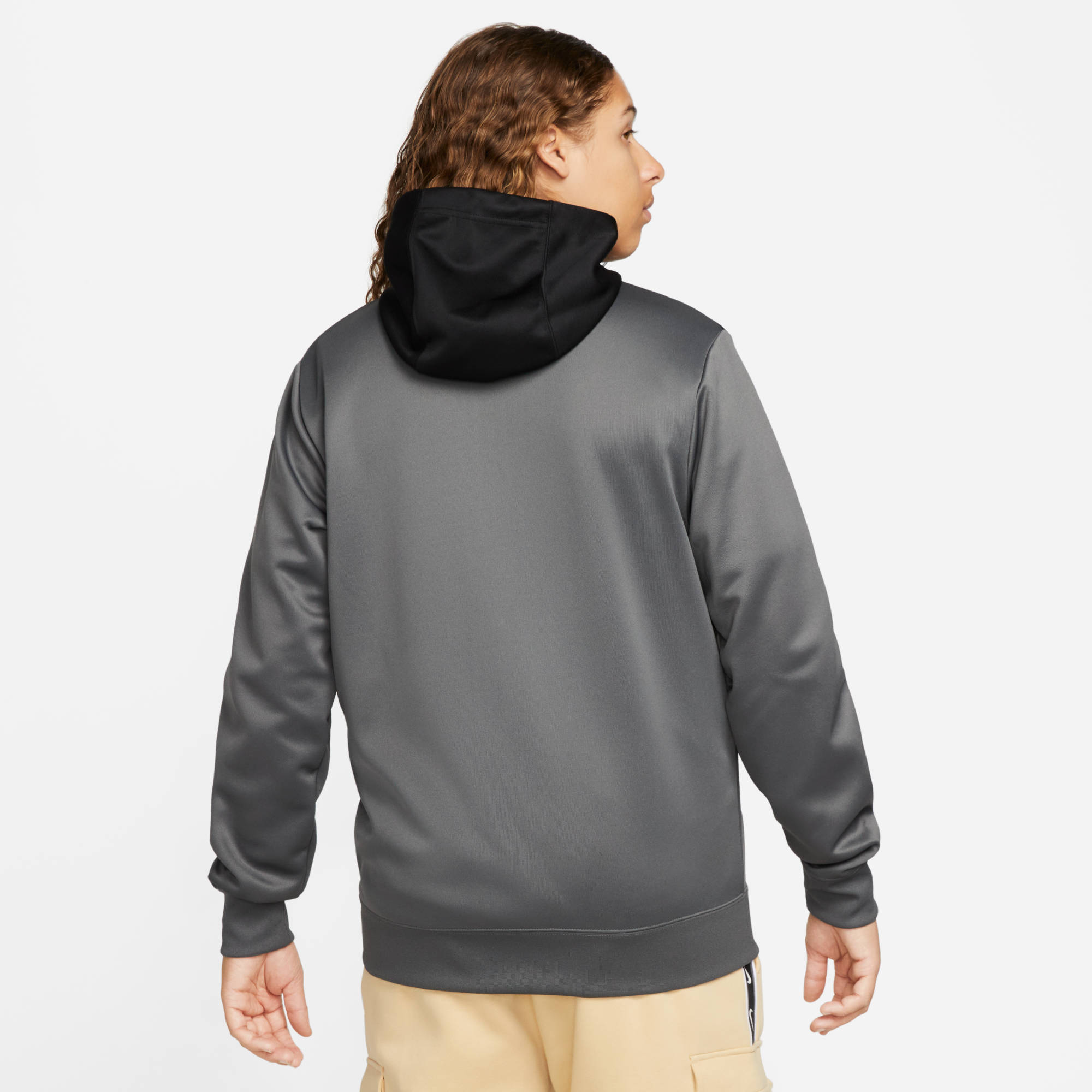 NIKE M NSW REPEAT SW PK FZ HOODY IRON GREY/BLACK/SESAME – Bild 2