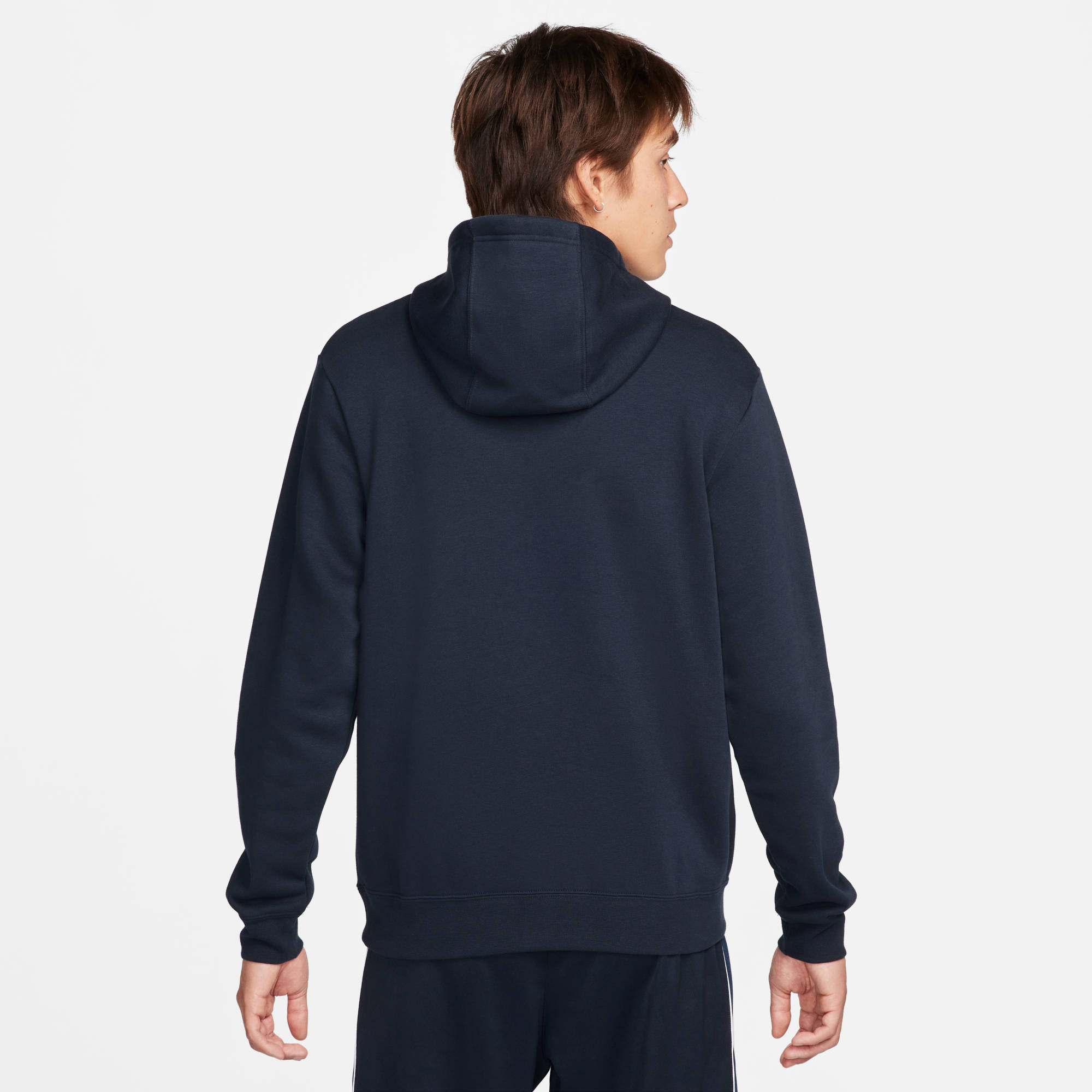 NIKE M NSW SP FLC HOODIE BB DARK OBSIDIAN/MIDNIGHT NAVY – Bild 2