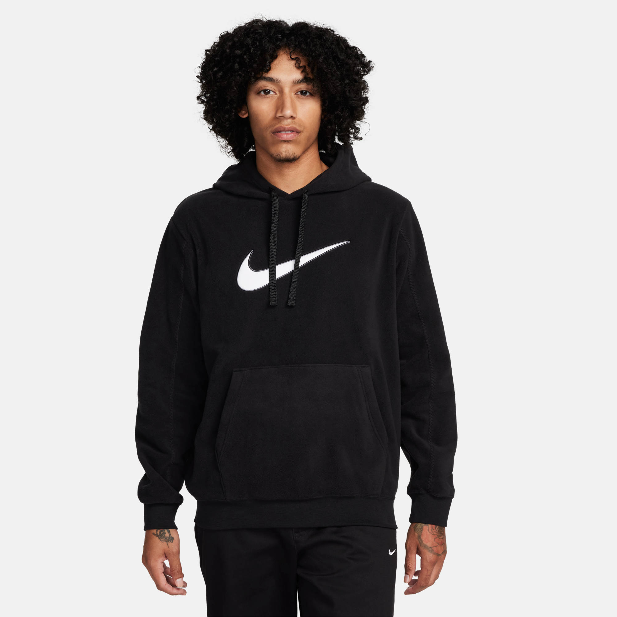 NIKE M NSW SP HOODIE POLAR FLEECE BLACK