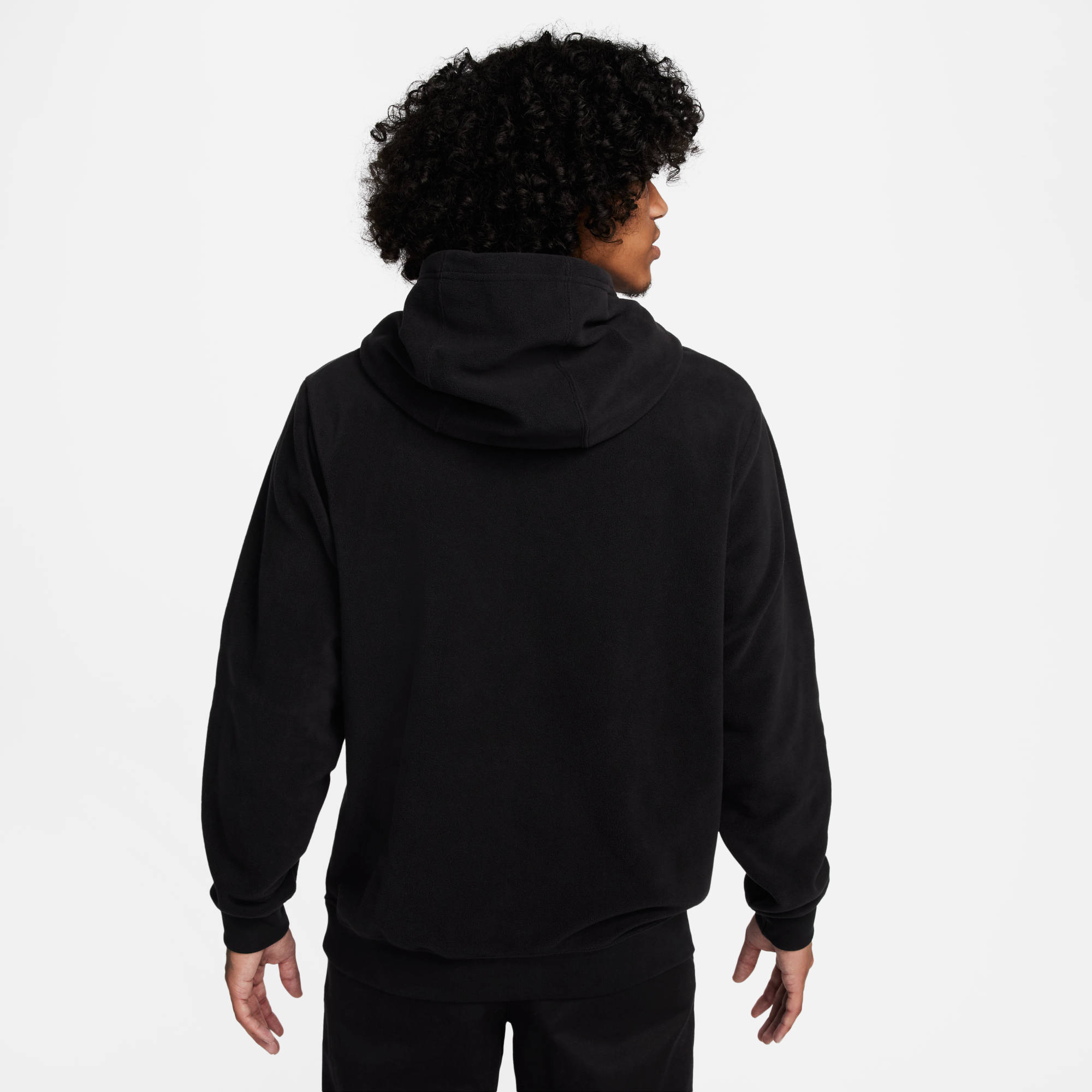 NIKE M NSW SP HOODIE POLAR FLEECE BLACK – Bild 2