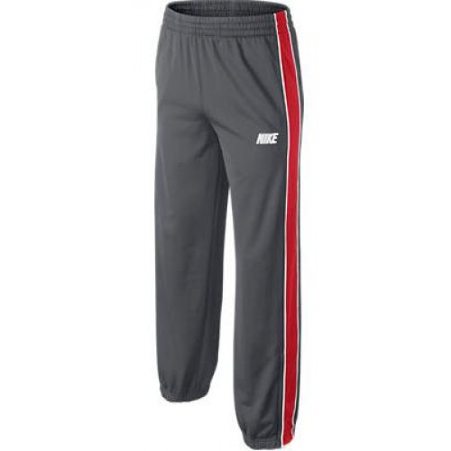 NIKE N45 T ZIP CUFF PANT YTH DARK GREY/CHALLENGE RED/WH