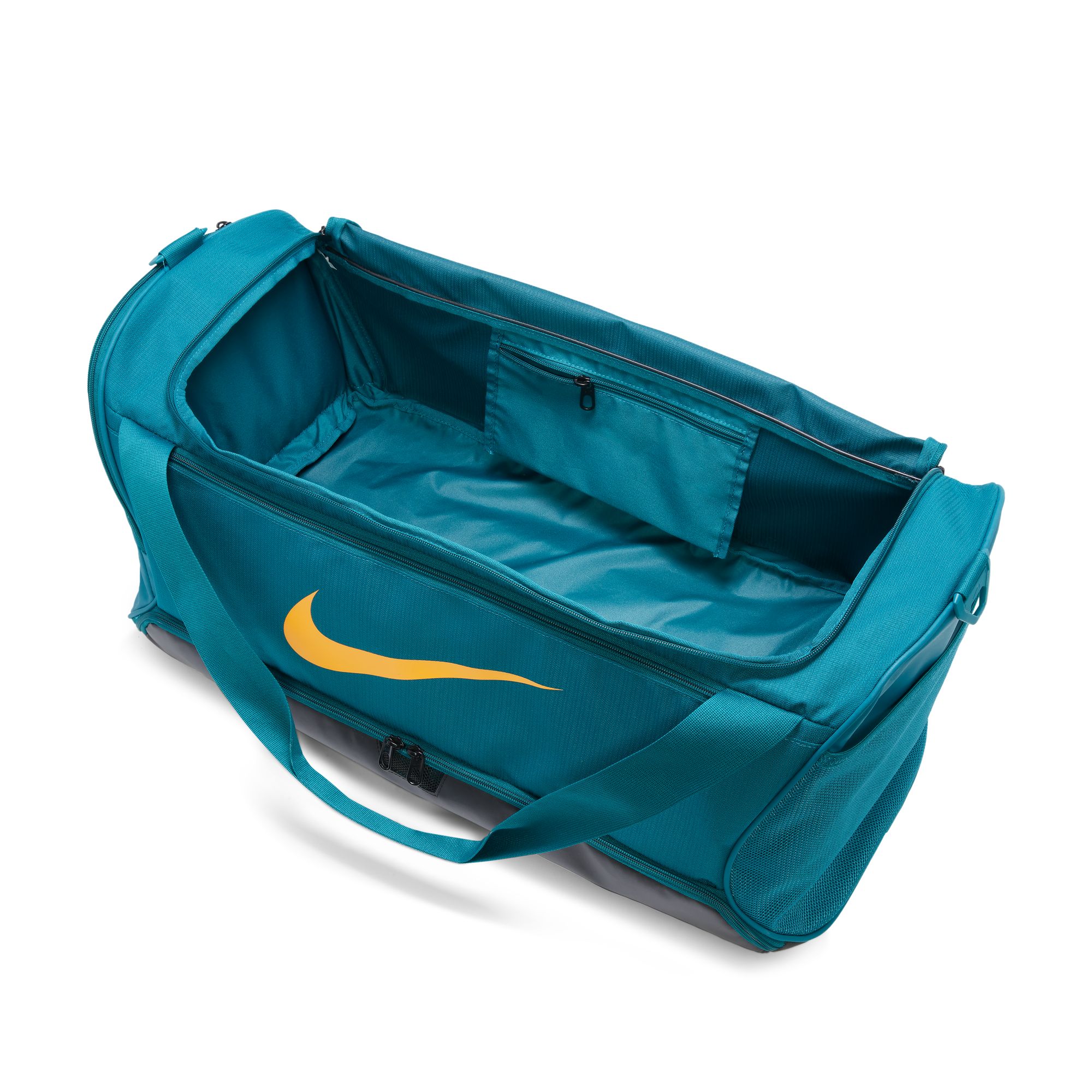 NIKE NK BRSLA M DUFF - 9.5 (60L) GEODE TEAL/BLACK/SUNDIAL – Bild 4