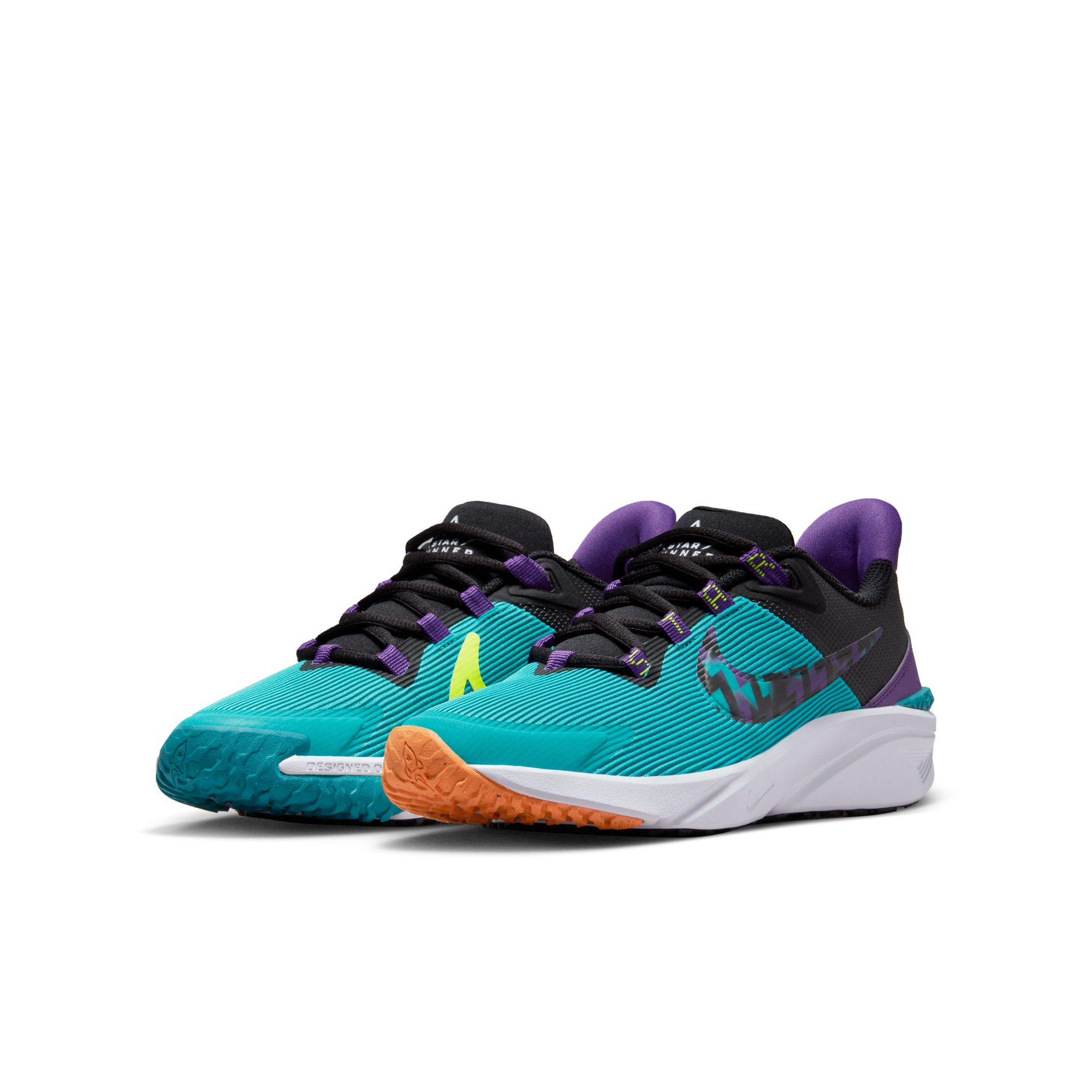 NIKE NIKE STAR RUNNER 4 NN SE (GS) TEAL NEBULA/PURPLE COSMOS- – Bild 3
