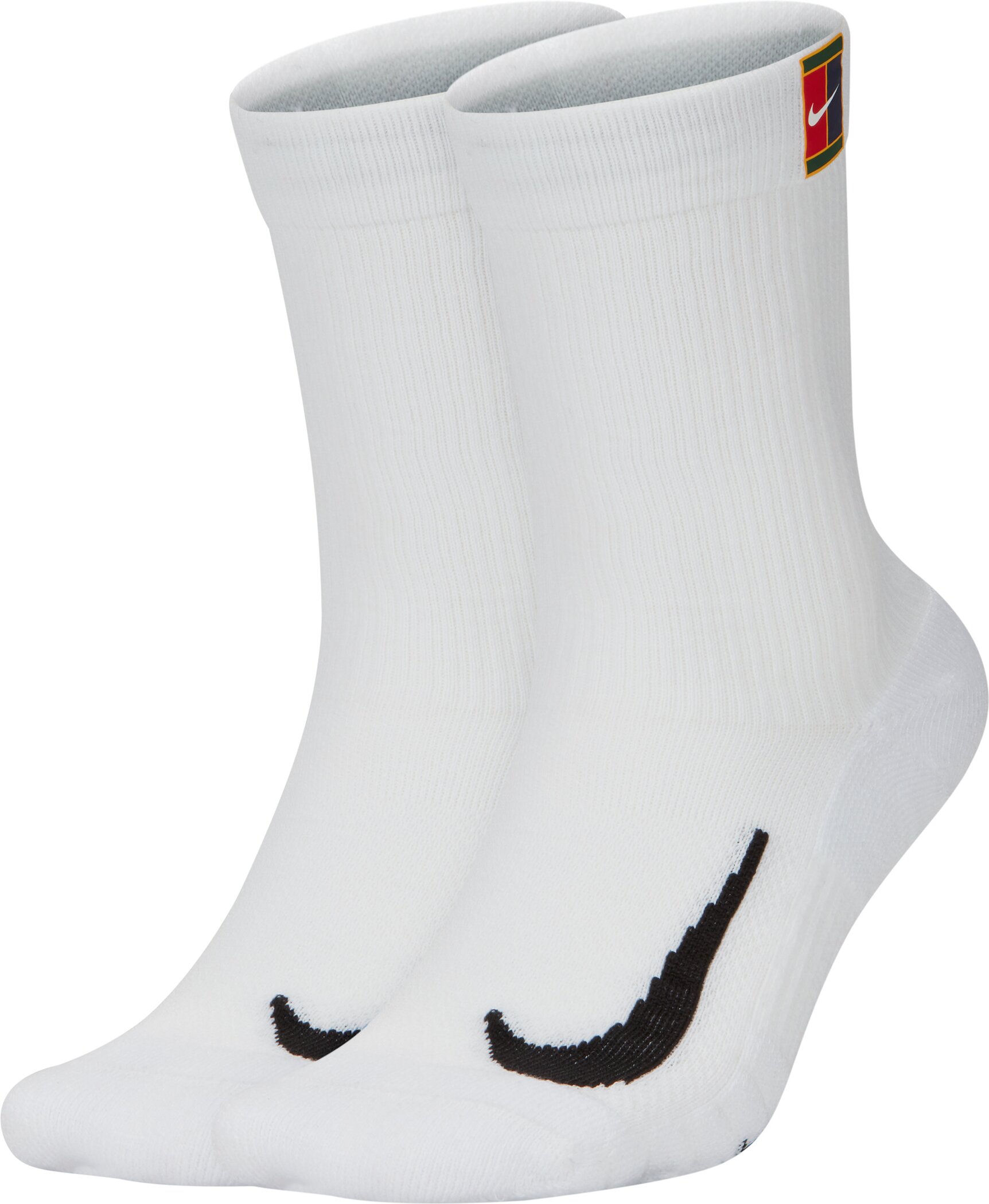 NIKE U NK MULTIPLIER CREW 2PR CUSH WHITE/WHITE – Bild 6