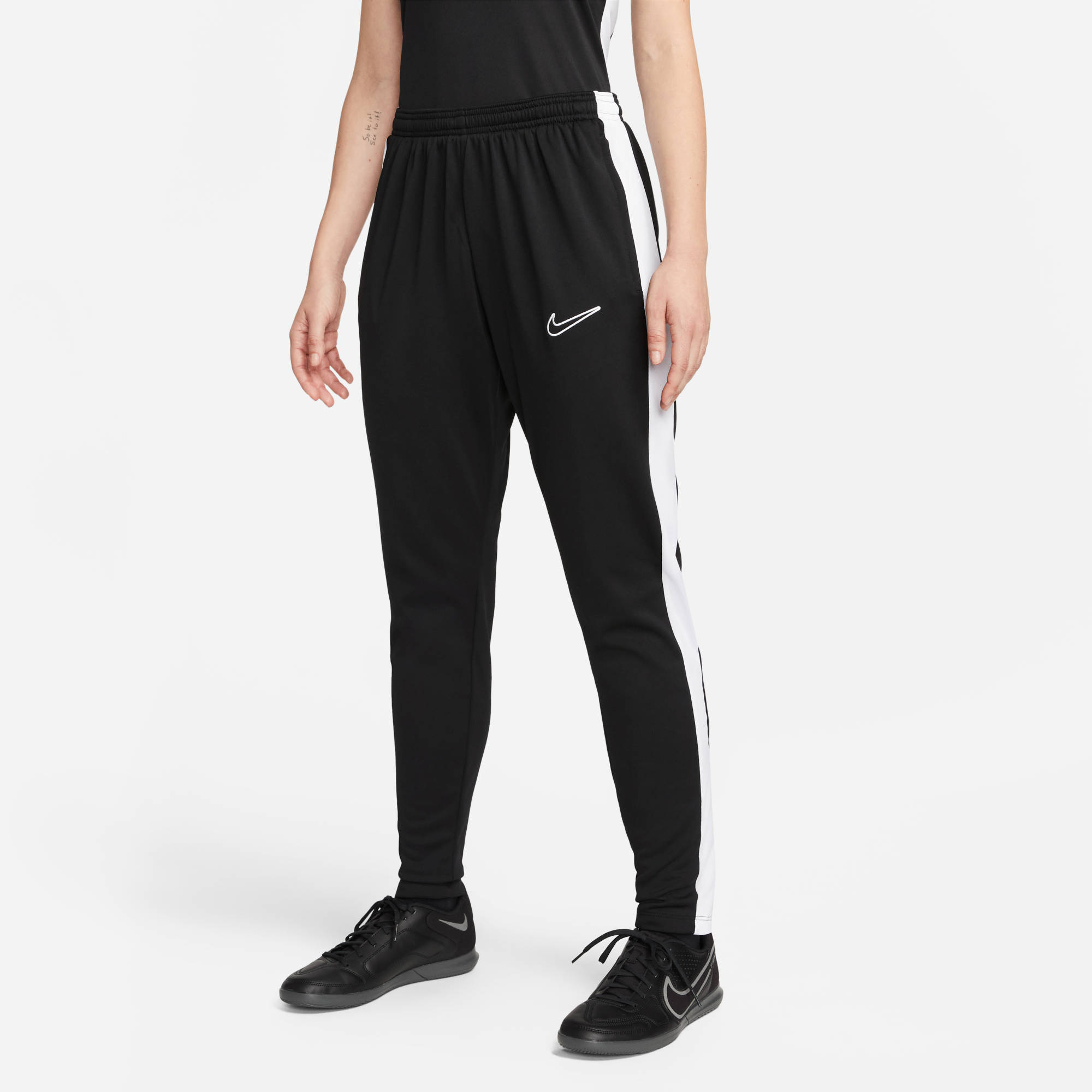 NIKE W NK DF ACADEMY PANT BLACK/WHITE/WHITE