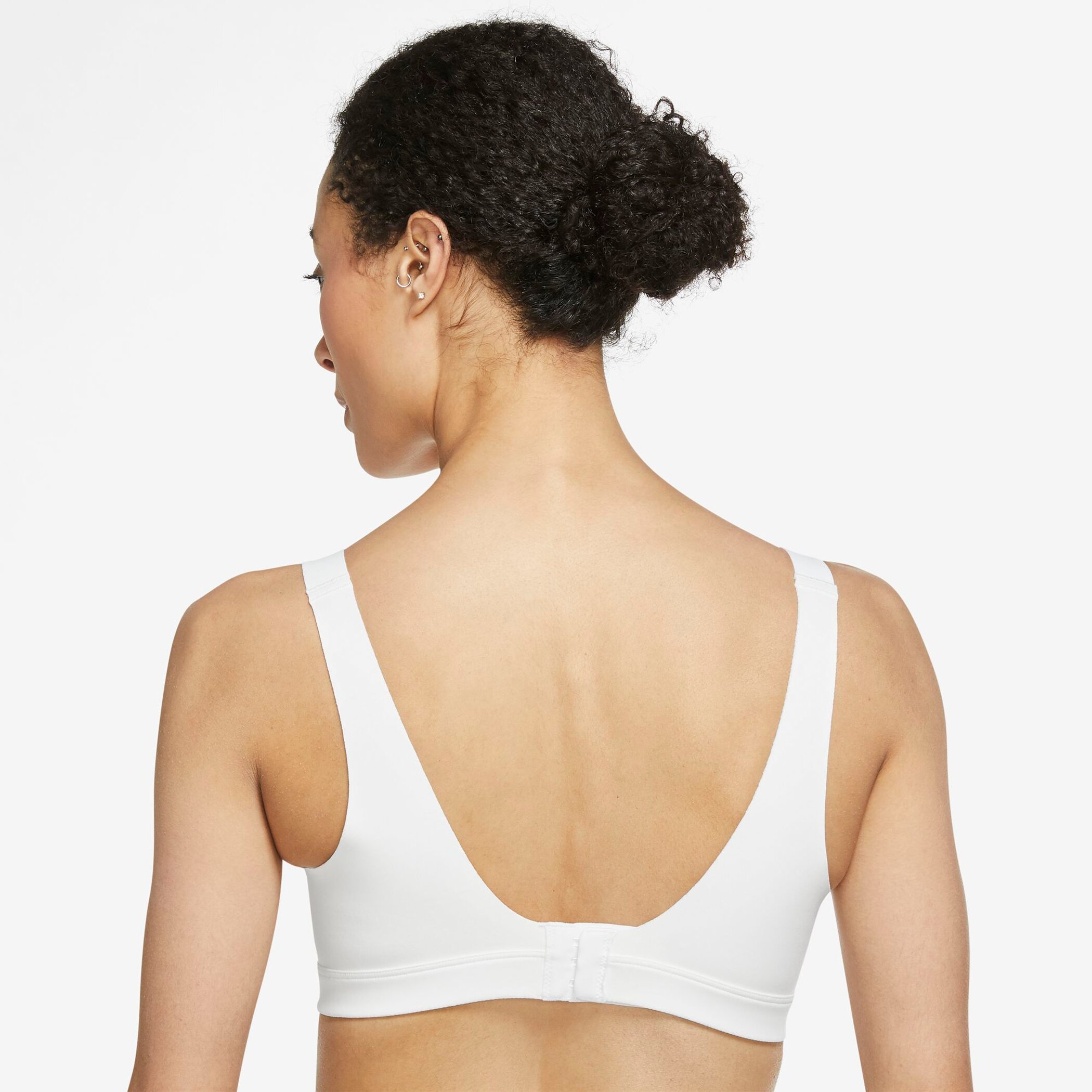 NIKE W NK DF ALPHA BRA WHITE/WHITE/STONE MAUVE/BLACK – Bild 2