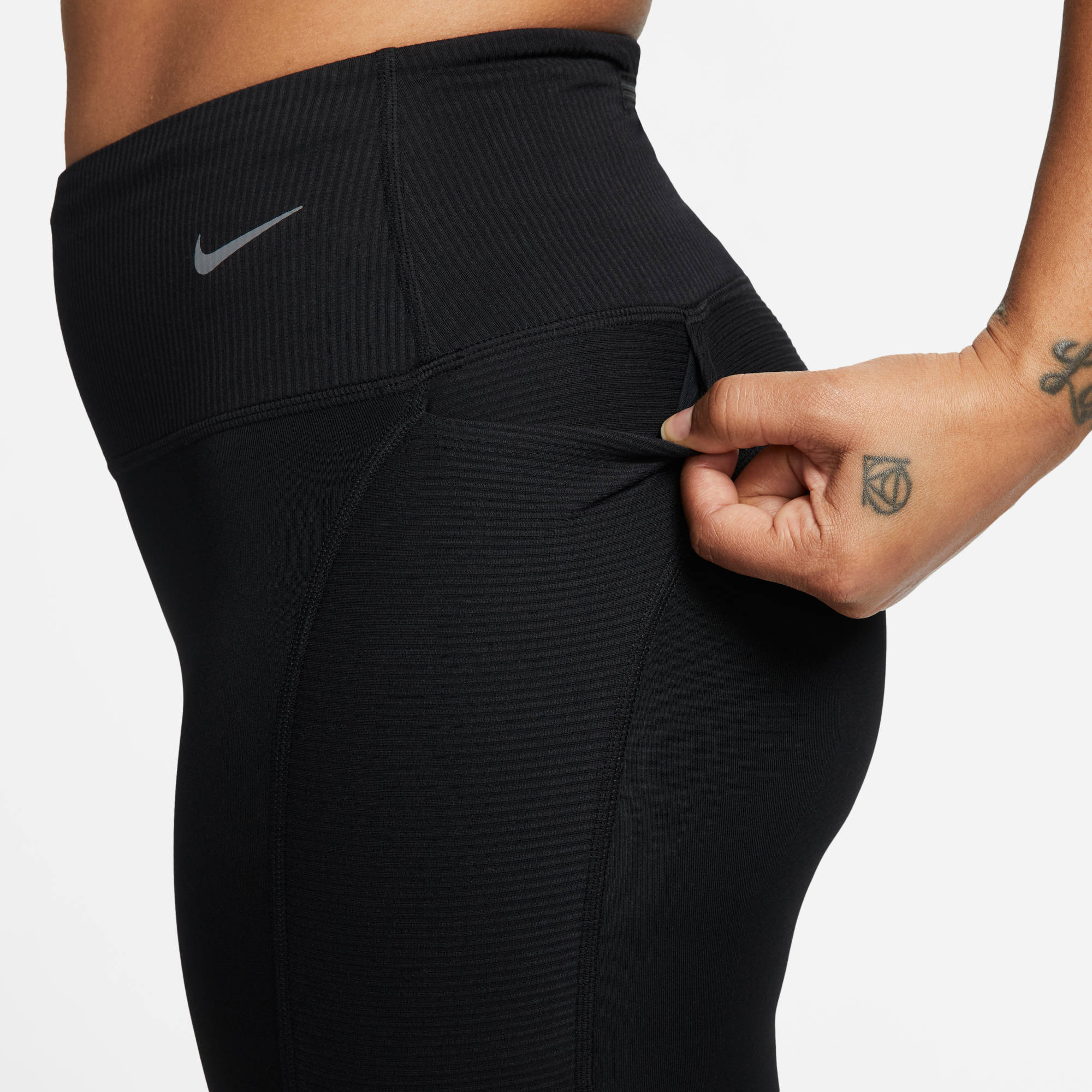 NIKE W NK DF FAST MR 7/8 TGHT NV BLACK/REFLECTIVE SILV – Bild 4