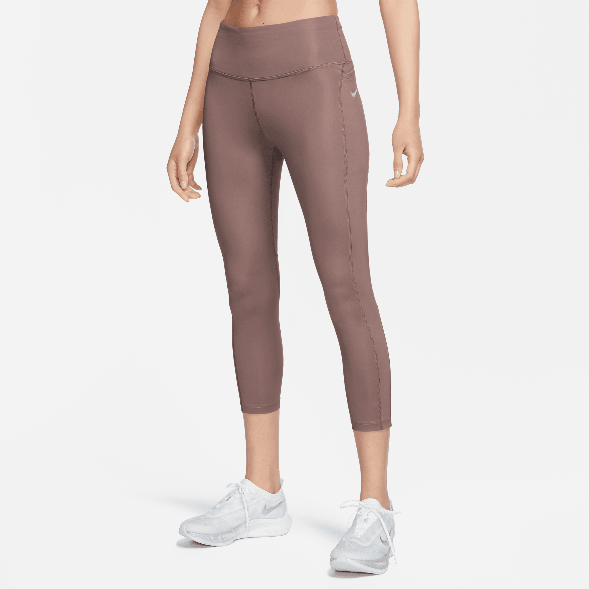 NIKE W NK DF FAST TGHT SMOKEY MAUVE/REFLECTIVE SILV