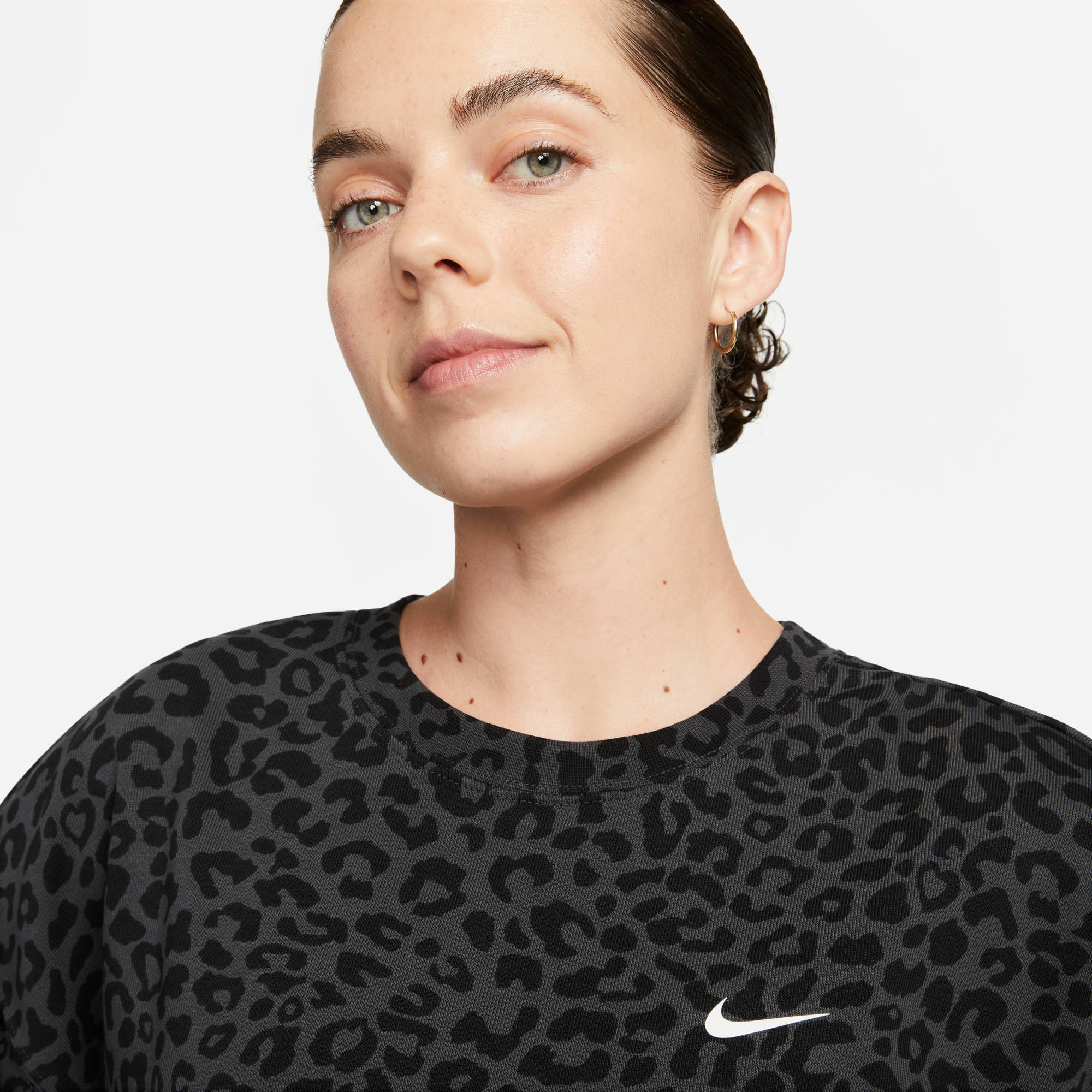 NIKE W NK DF GT FT CREW LEOPARD AOP – Bild 3