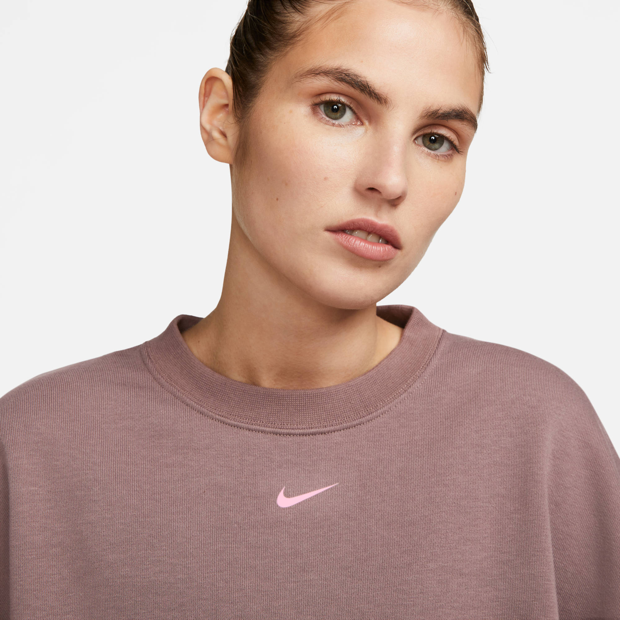 NIKE W NK DF GT FT CREW NVLTY PLUM ECLIPSE/PINK GLOW/PIN – Bild 5