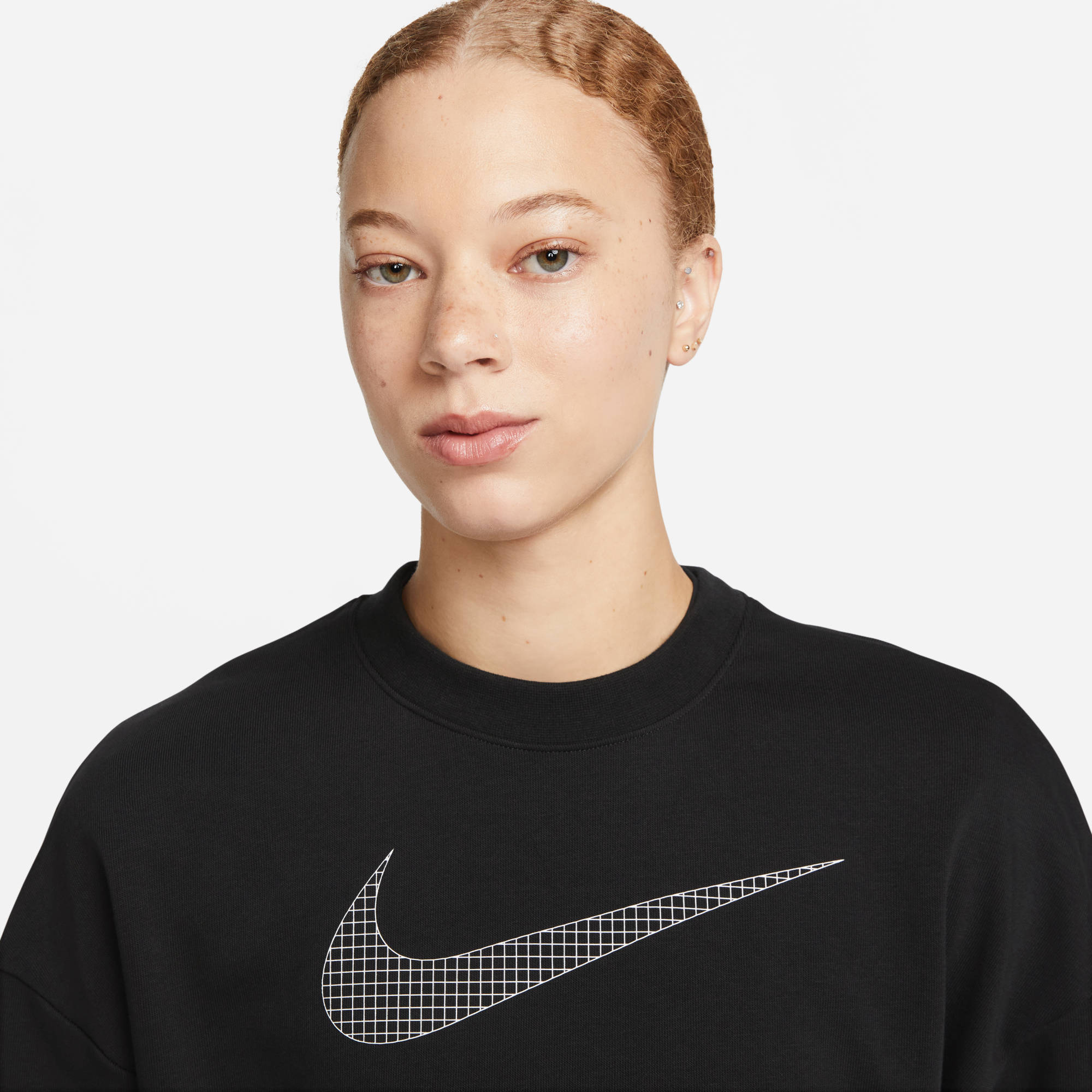NIKE W NK DF GT FT GRX CREW BLACK/IRON GREY/WHITE – Bild 3