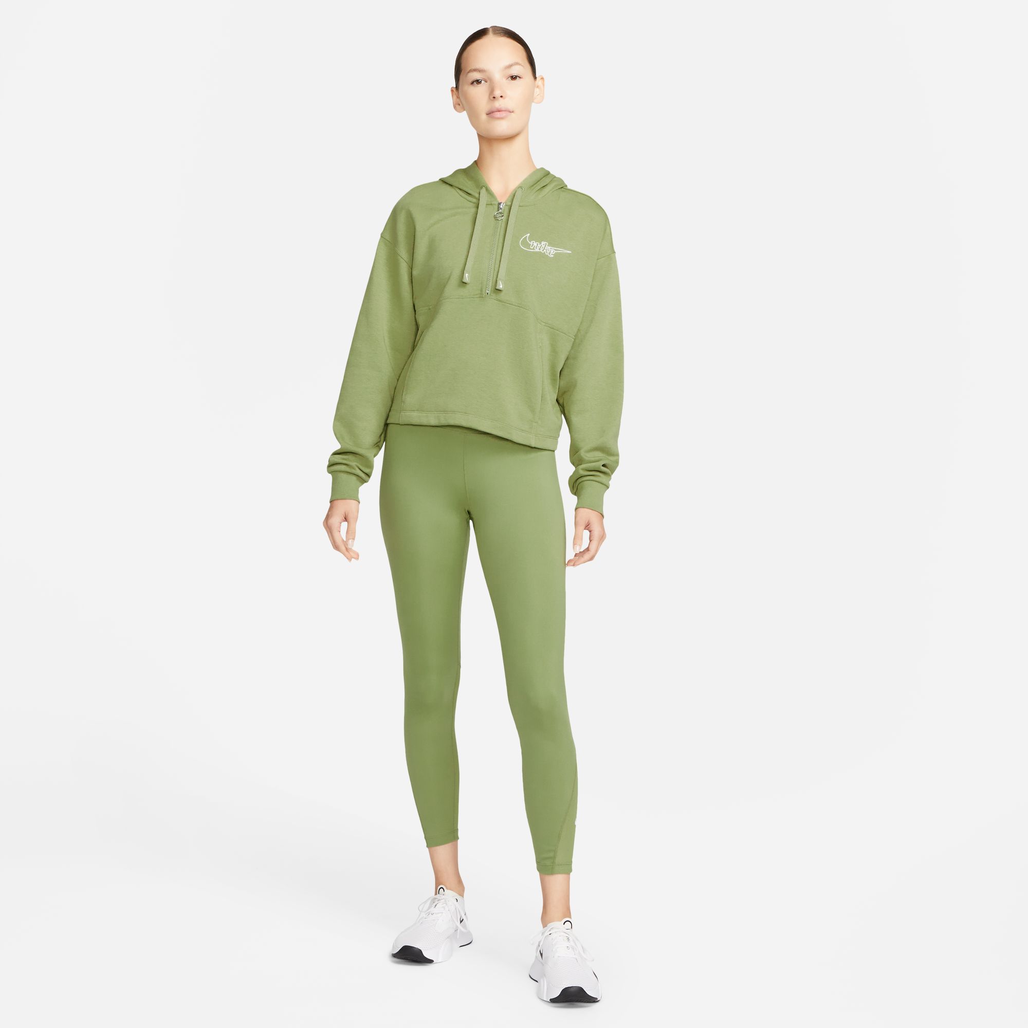 NIKE W NK DF GT FT GX HZ HOODIE ALLIGATOR/WHITE – Bild 5