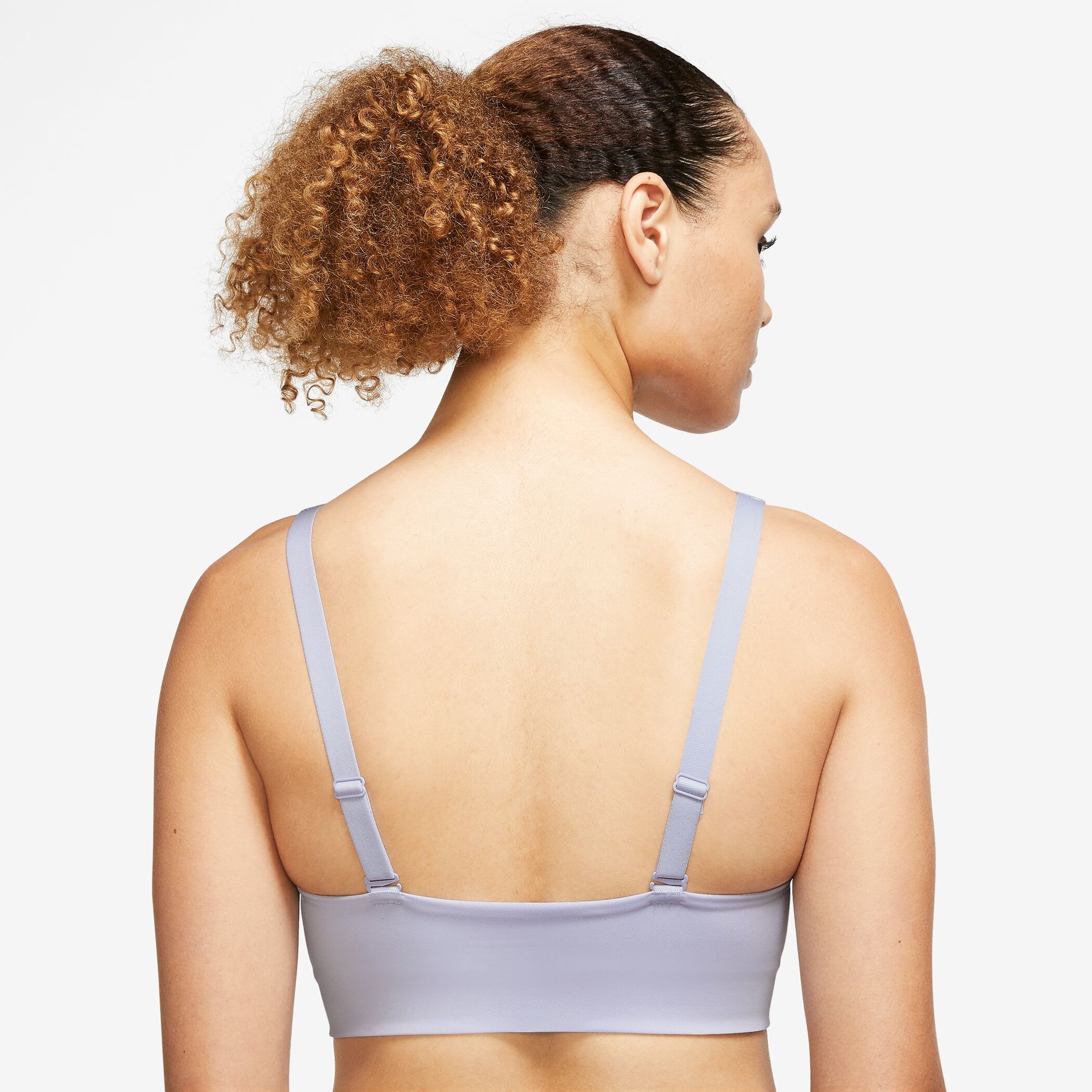 NIKE W NK DF INDY PLUNGE CUTOUT BRA OXYGEN PURPLE/INDIGO HAZE – Bild 2