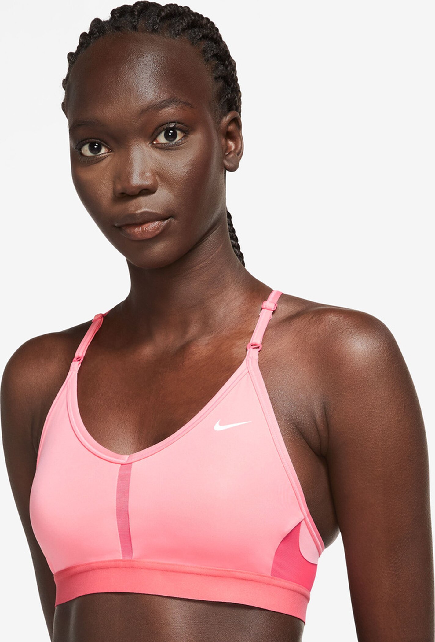 NIKE W NK DF INDY V-NECK BRA – Bild 4