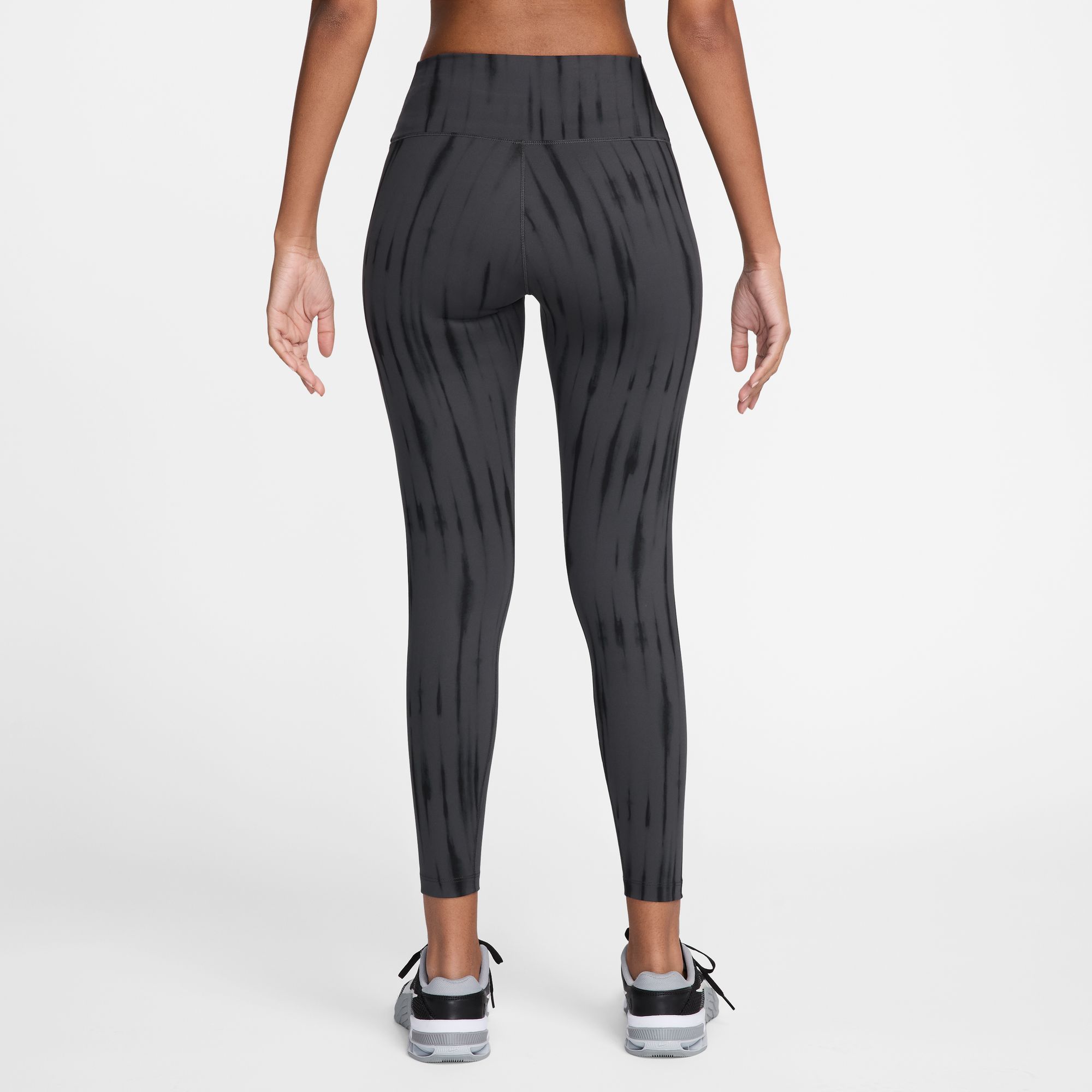 NIKE W NK DF ONE HR 7/8 TIGHT AOP1 ANTHRACITE/BLACK – Bild 2