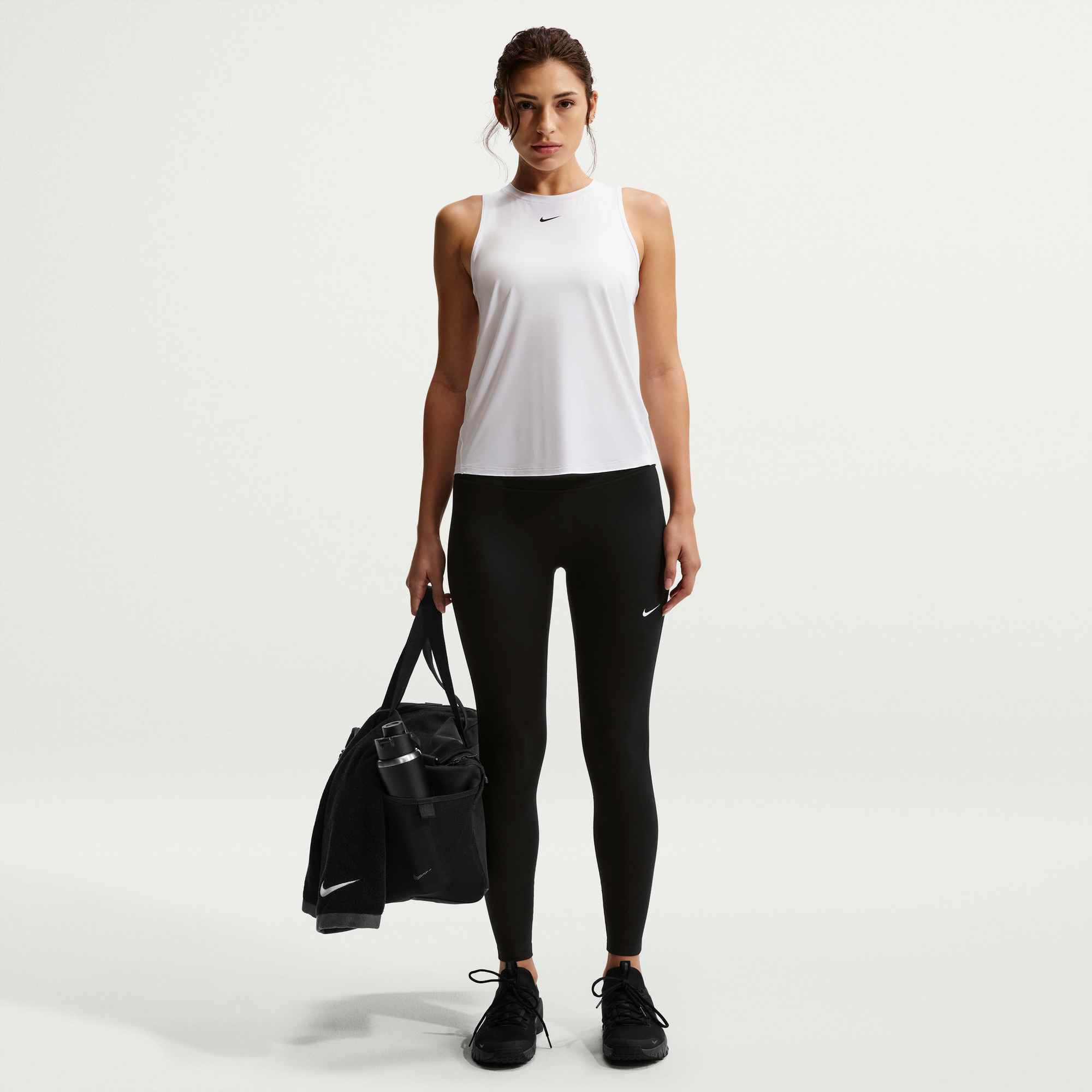 NIKE W NK DF ONE HR 7/8 TIGHT USEAM BLACK/WHITE