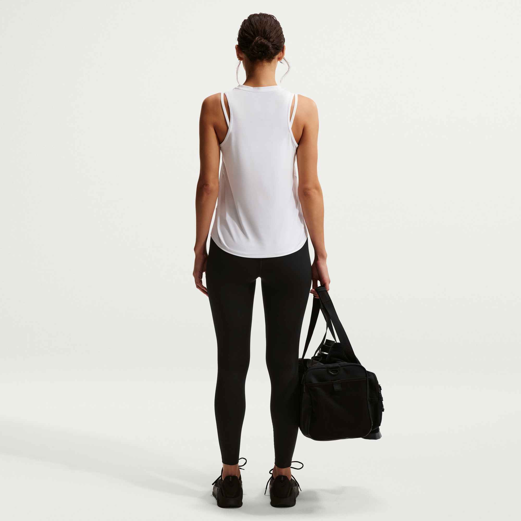 NIKE W NK DF ONE HR 7/8 TIGHT USEAM BLACK/WHITE – Bild 2