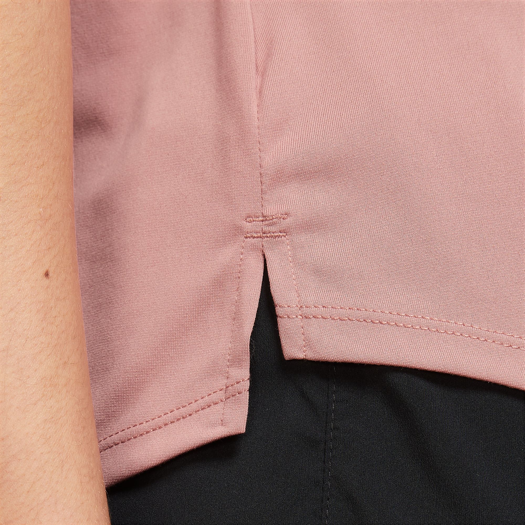 NIKE W NK DF SWOOSH HBR SS TOP RED STARDUST/FIERCE PINK – Bild 3