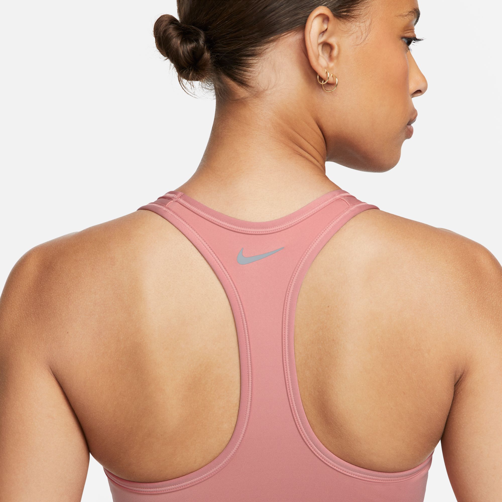 NIKE W NK DF SWSH PDED HBR BRA RED STARDUST/GUAVA ICE/LASER F – Bild 5