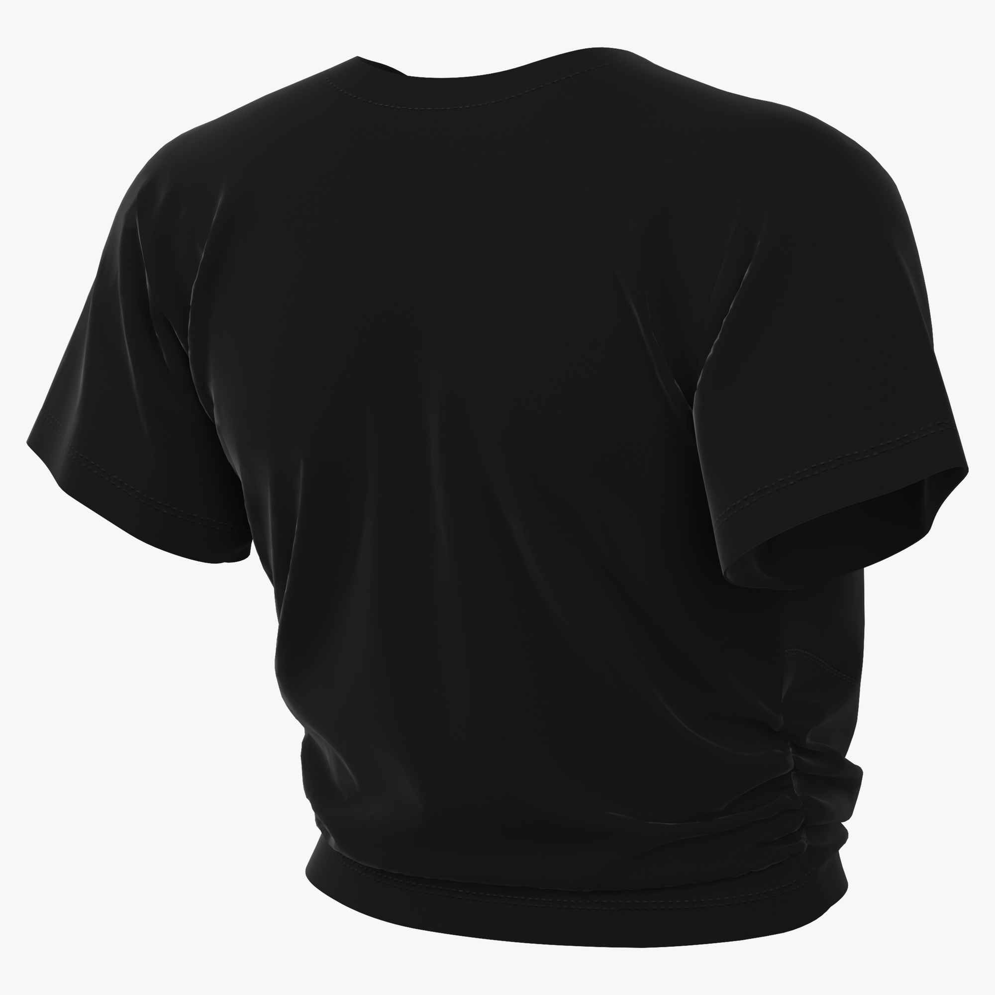 NIKE W NK ONE CLASSIC TWST SS BLACK/WHITE – Bild 4