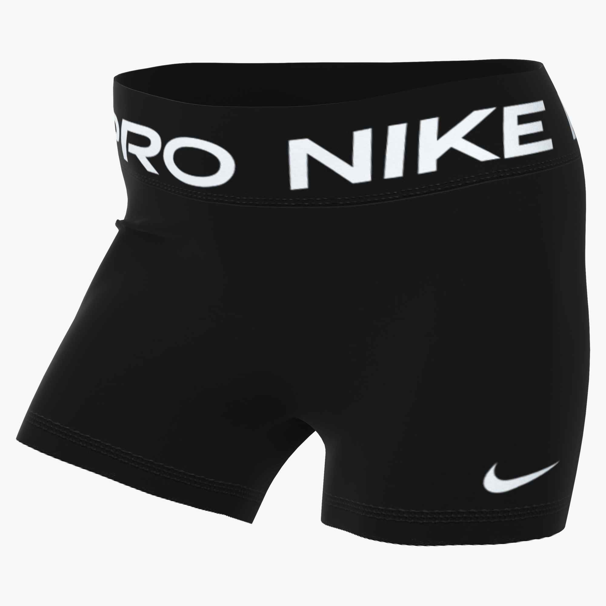 NIKE W NP DF 365 MR 3IN SHORT USM BLACK/WHITE – Bild 3