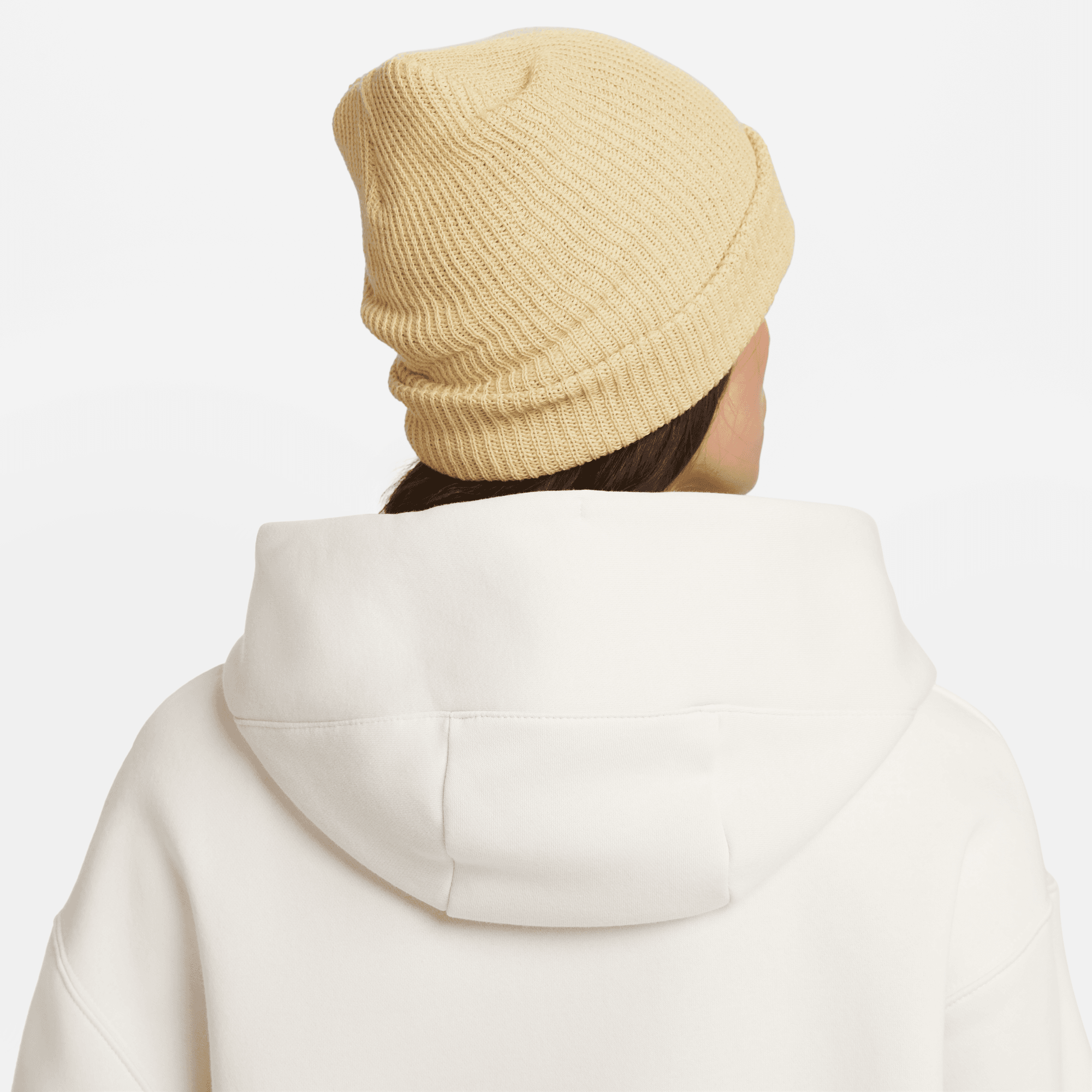 NIKE W NSW PHNX FLC OS PO HOODIE LT OREWOOD BRN/SAIL – Bild 4