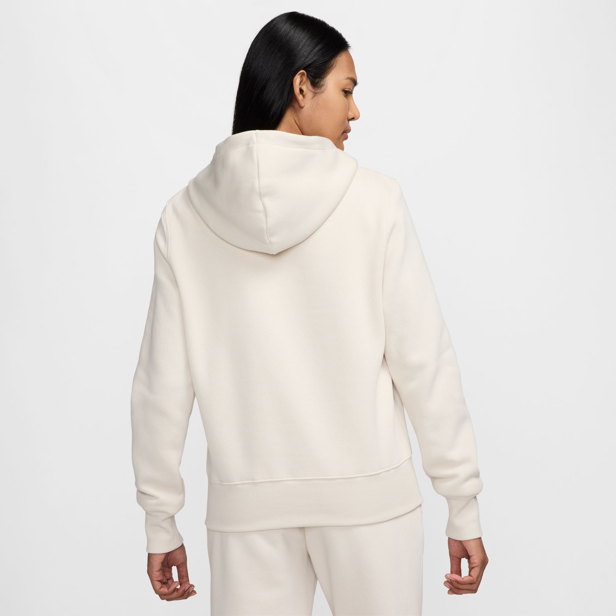 NIKE W NSW PHNX FLC STD PO LOGO HDY LT OREWOOD BRN/WHITE/ARMORY NA – Bild 2